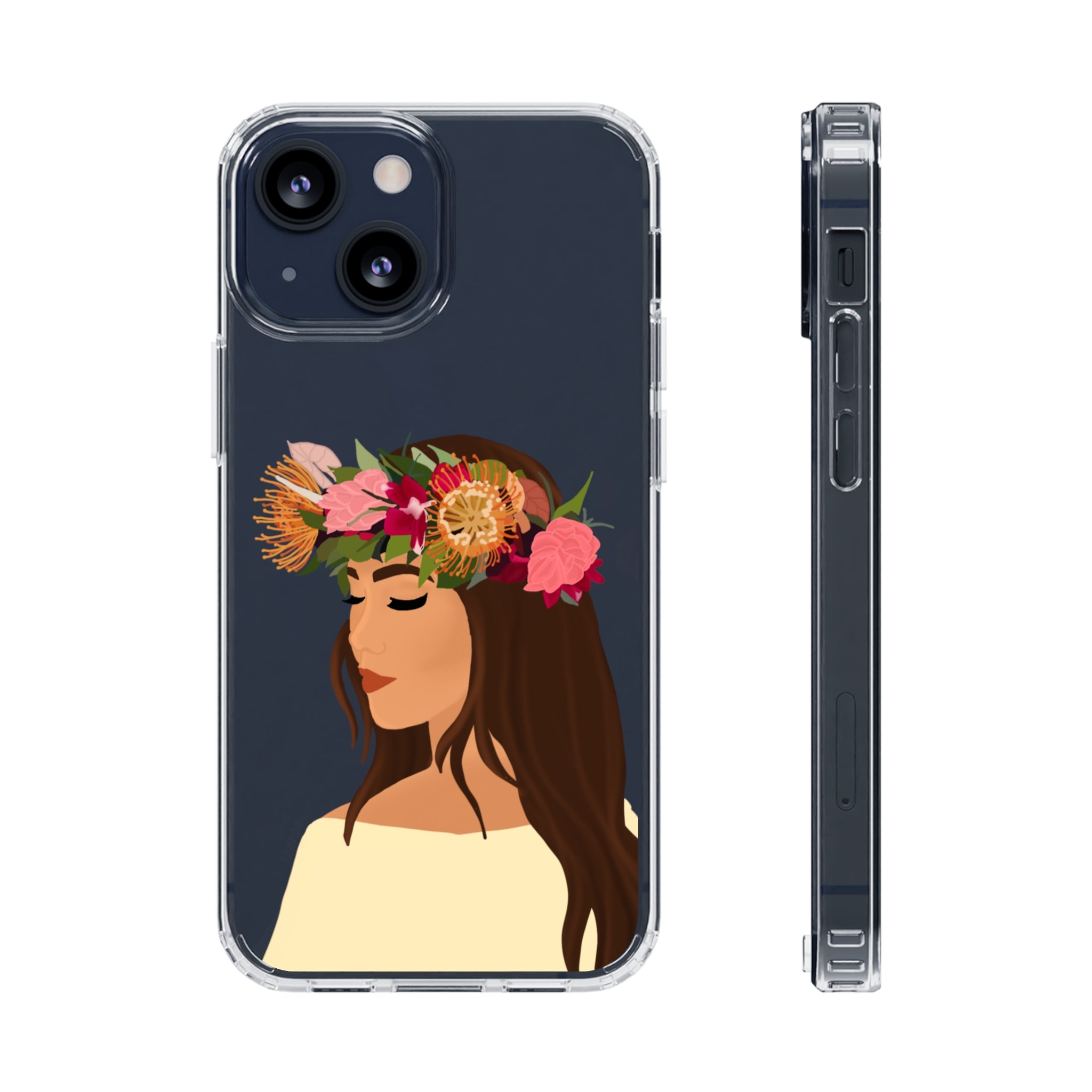 Lei Po'o - Clear Case - LEIOHU DESIGNS