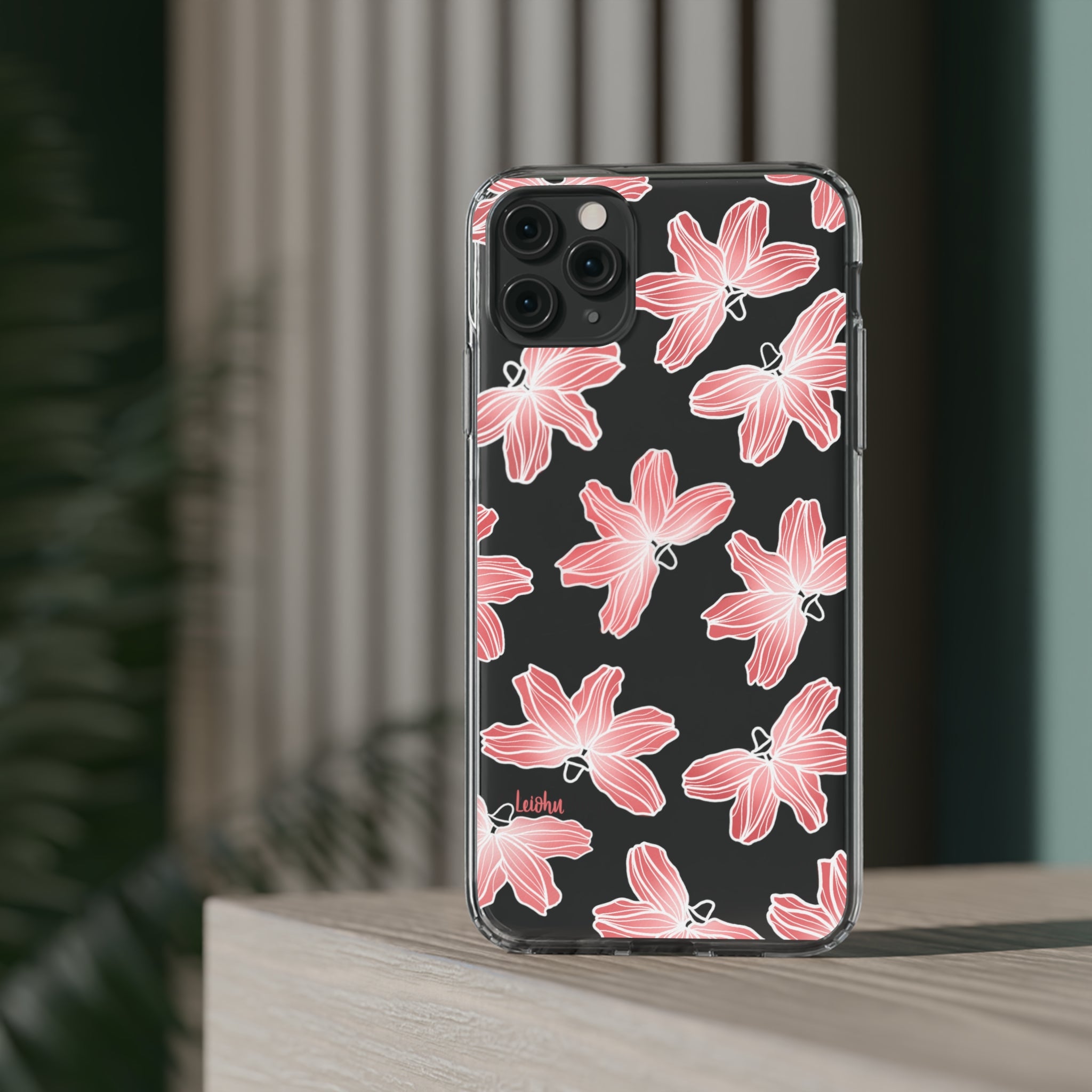 Naupaka Dream - Clear Case - LEIOHU DESIGNS