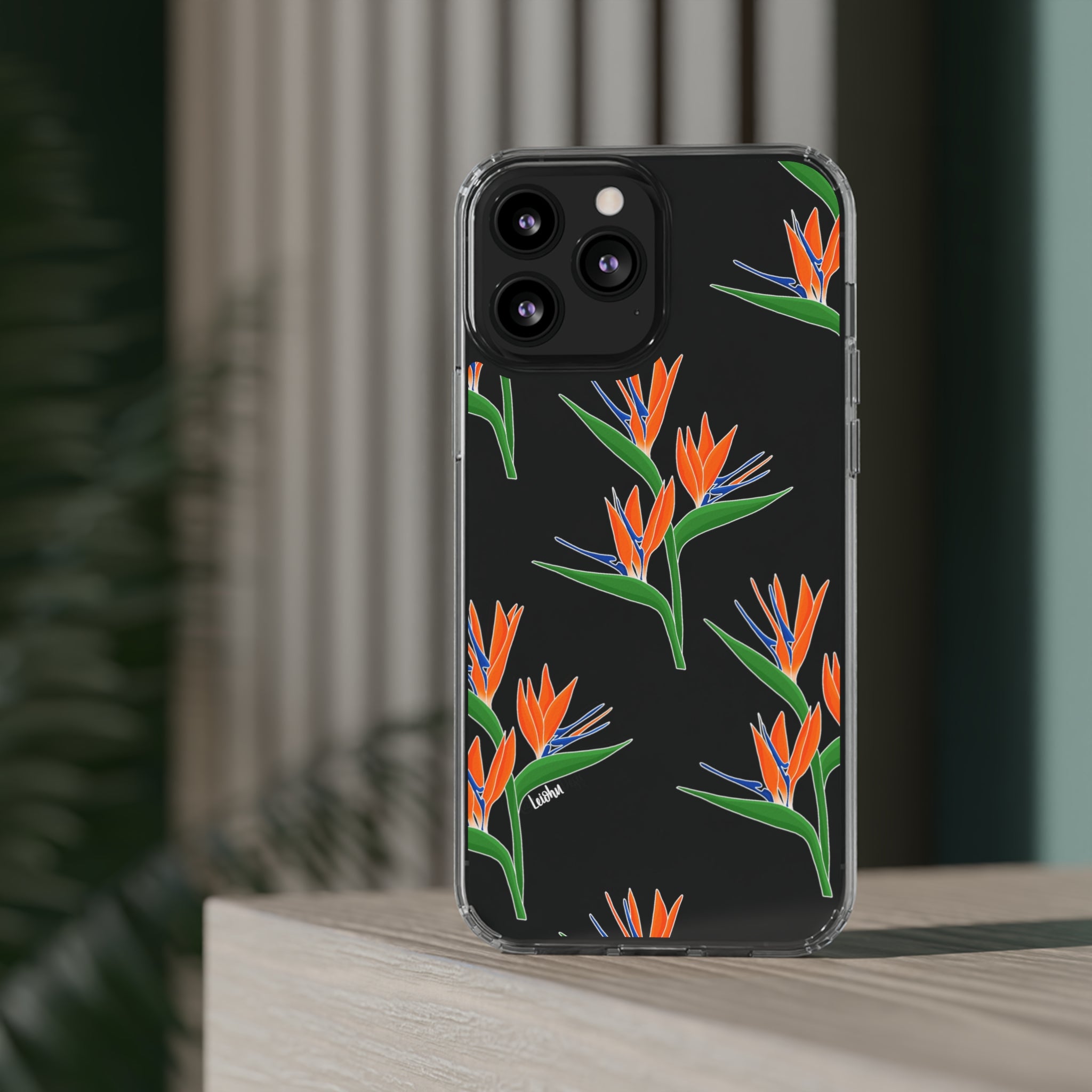 Bird of Paradise - Clear Case - LEIOHU DESIGNS