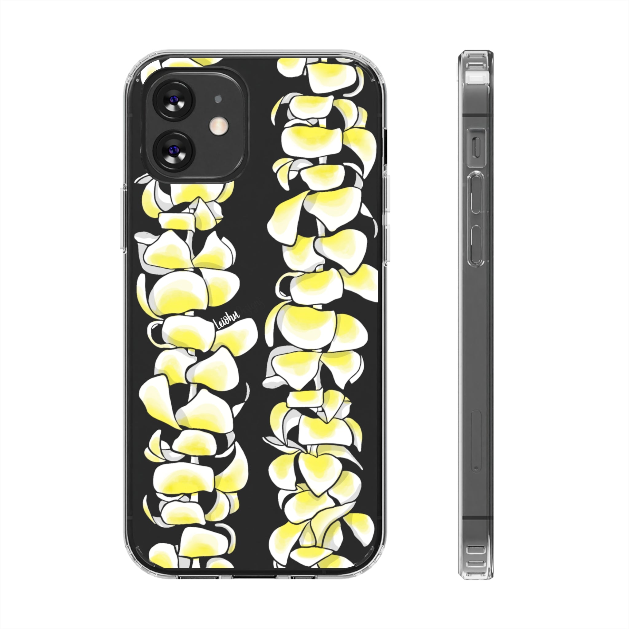 Plumeria Lei - Clear Case - LEIOHU DESIGNS