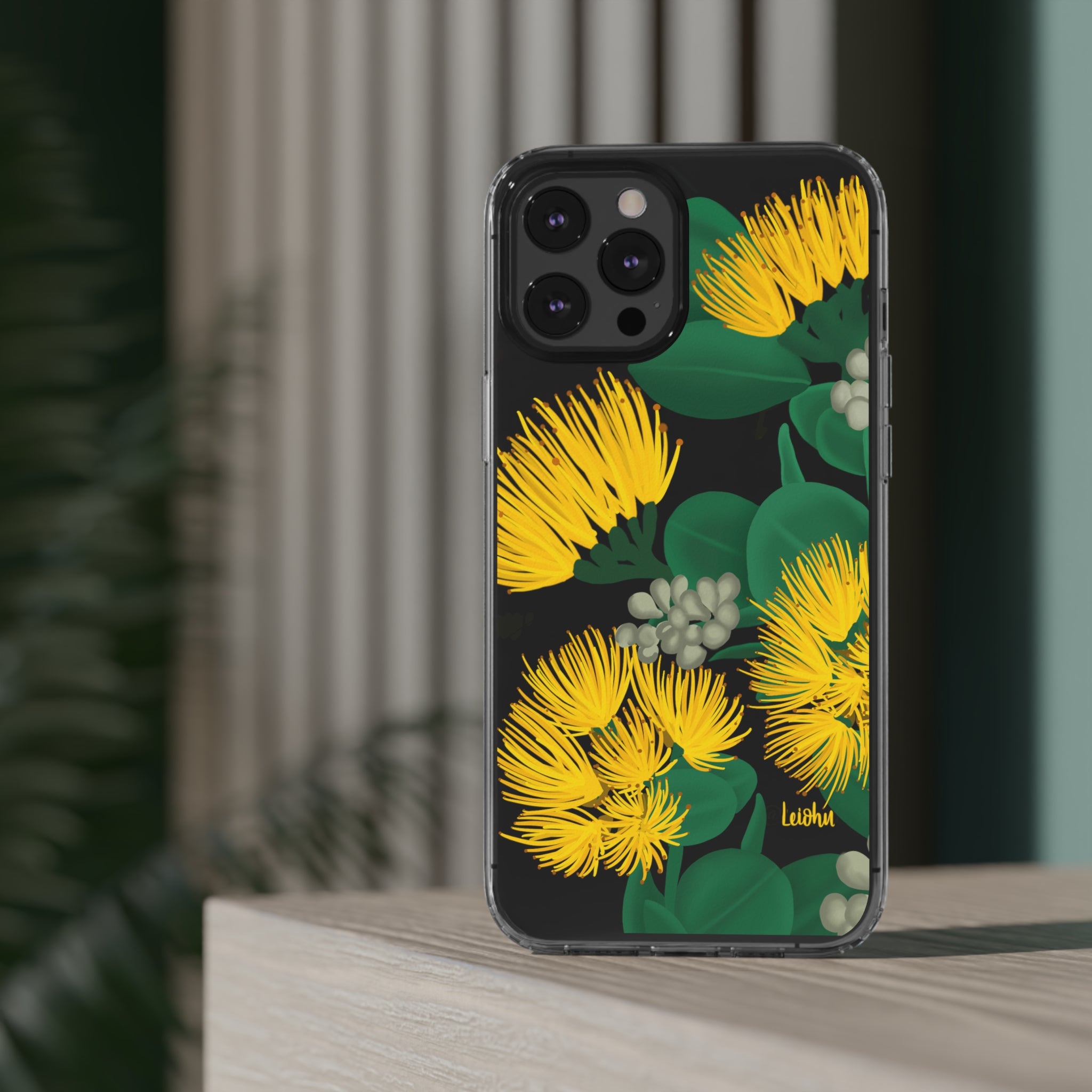 Ohi'a Lehua - Melemele - Clear Case - LEIOHU DESIGNS