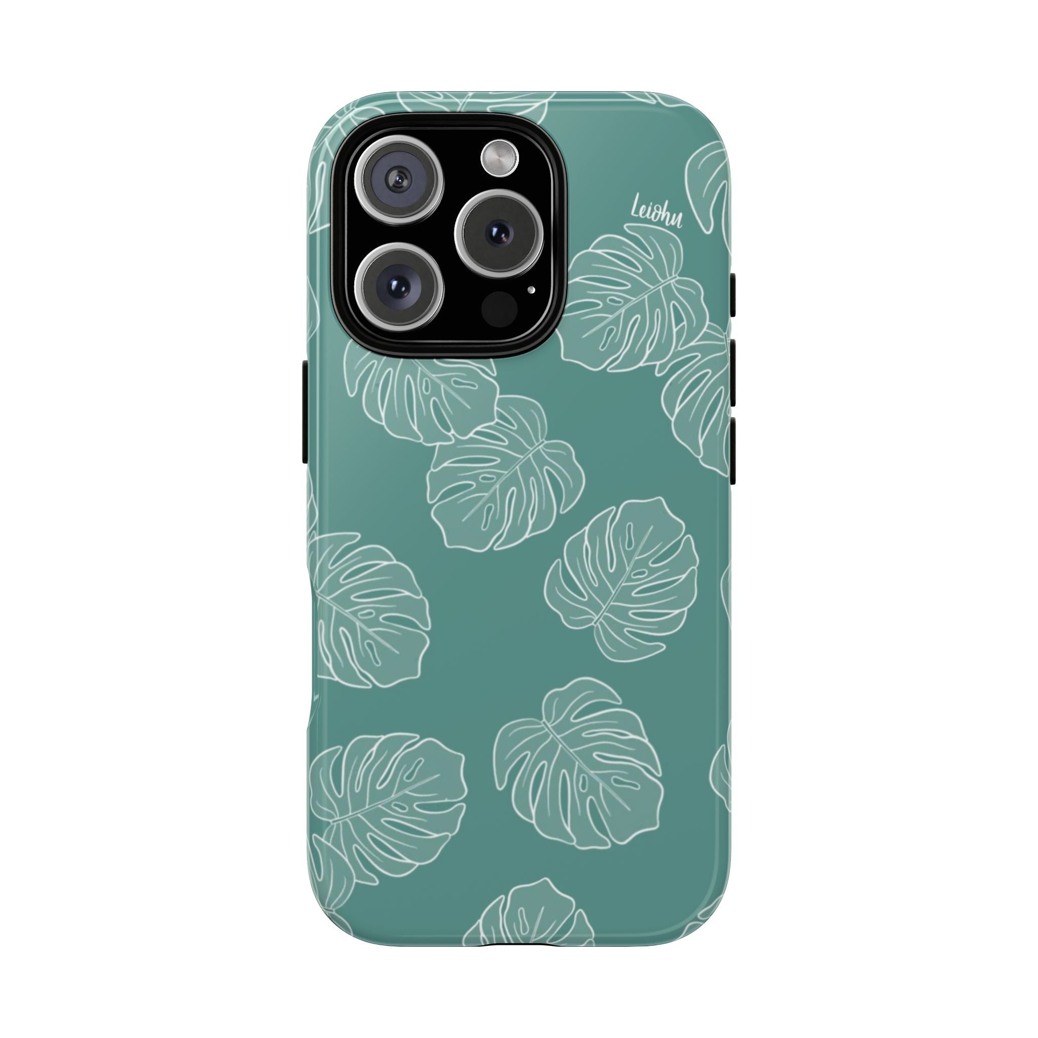 Monstera Teal - LEIOHU DESIGNS
