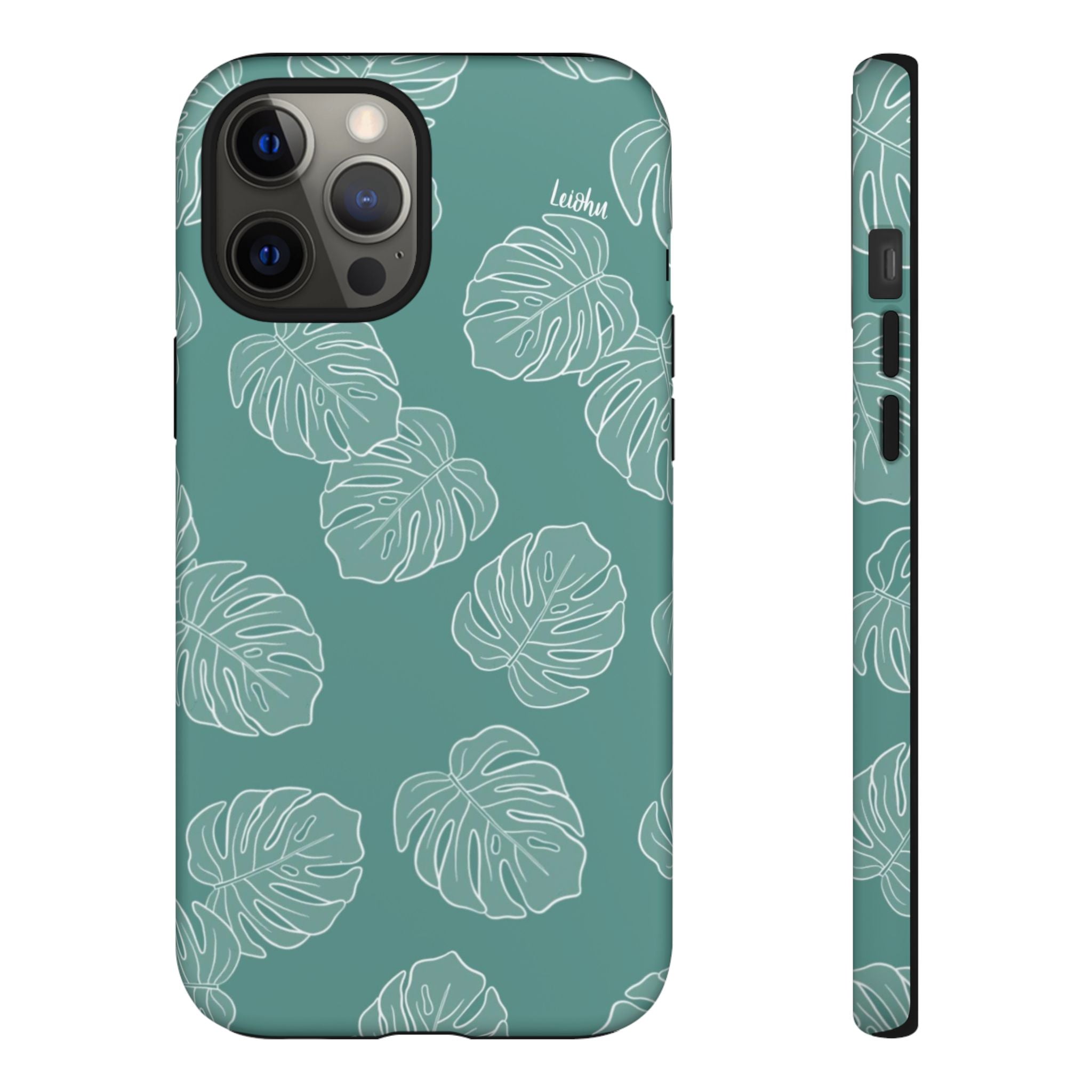 Monstera Teal - LEIOHU DESIGNS