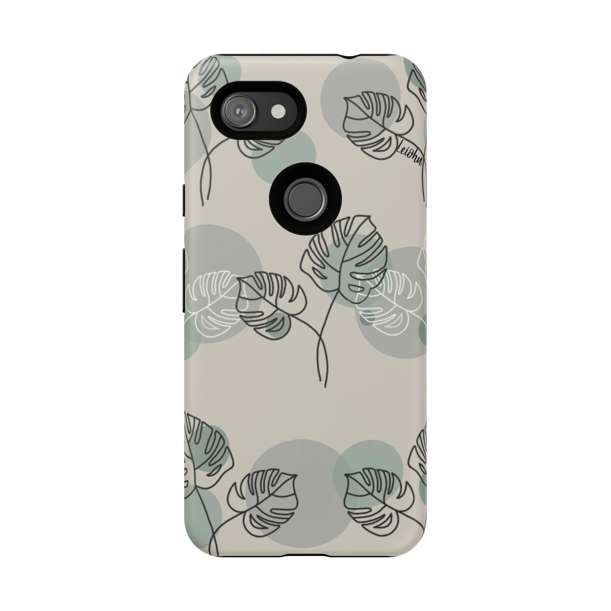 Retro - Monstera - Google Pixel - LEIOHU DESIGNS