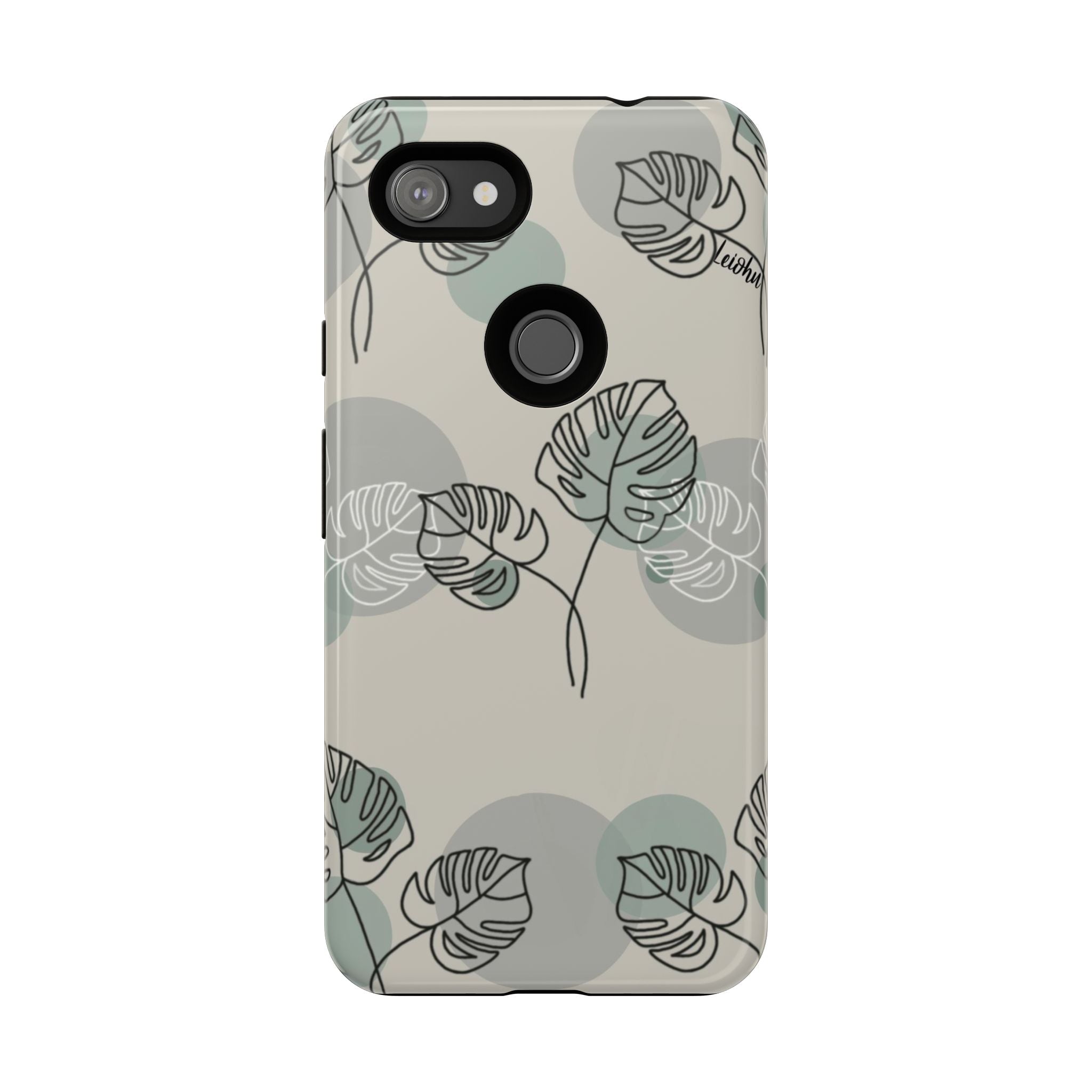 Retro - Monstera - Google Pixel - LEIOHU DESIGNS