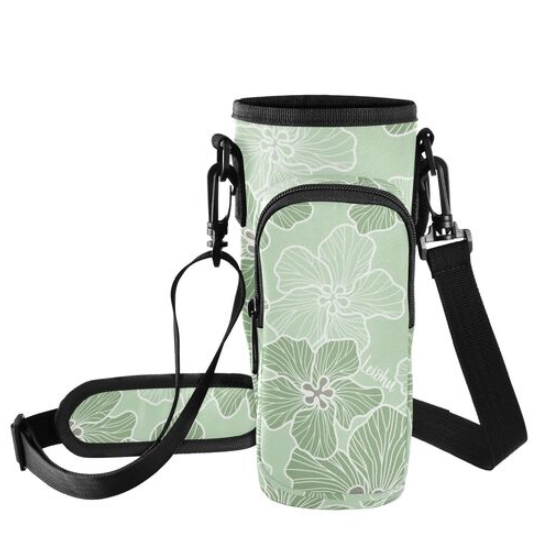 Tumbler Carrier - Hau - ʻōmaʻomaʻo - LEIOHU DESIGNS