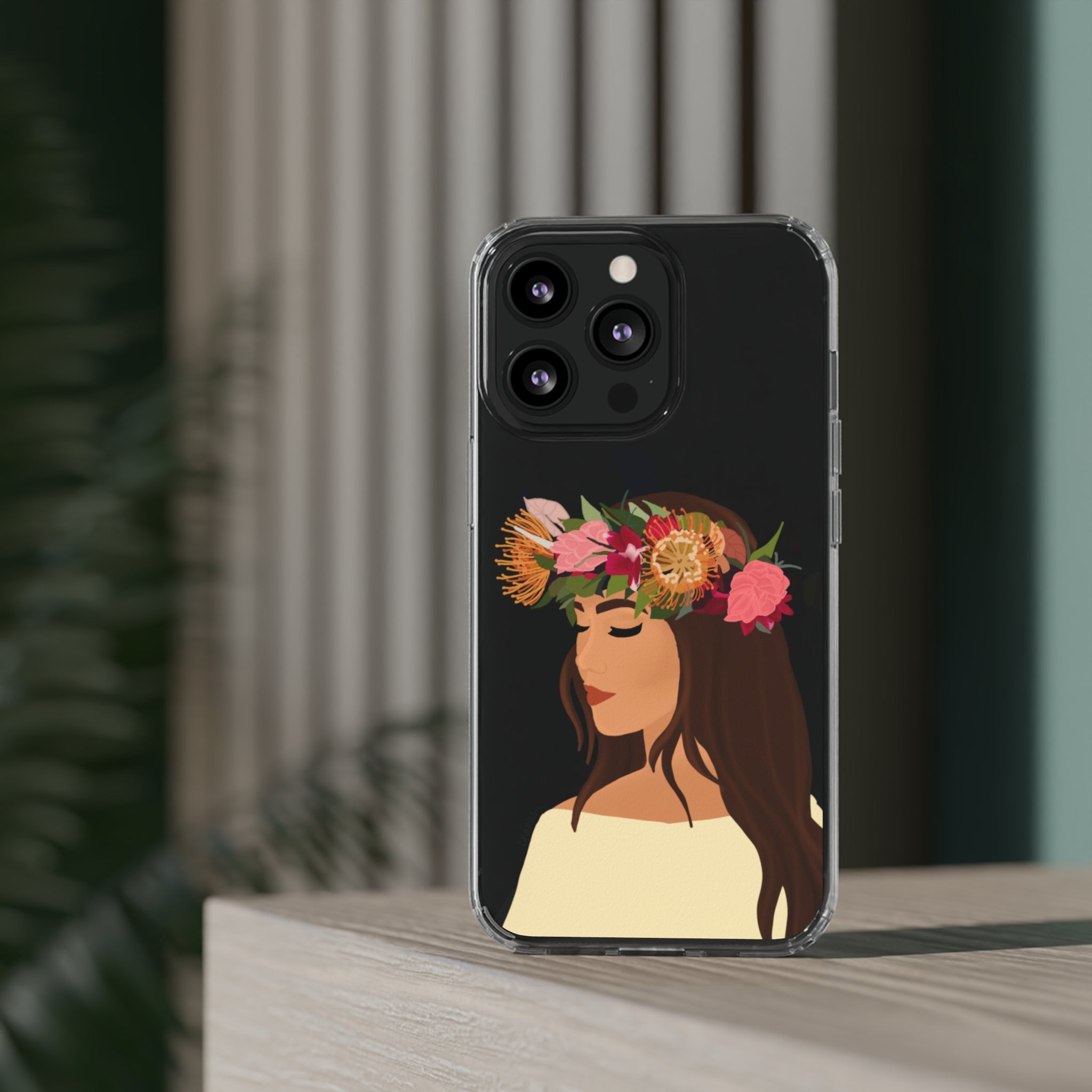 Lei Po'o - Clear Case - LEIOHU DESIGNS