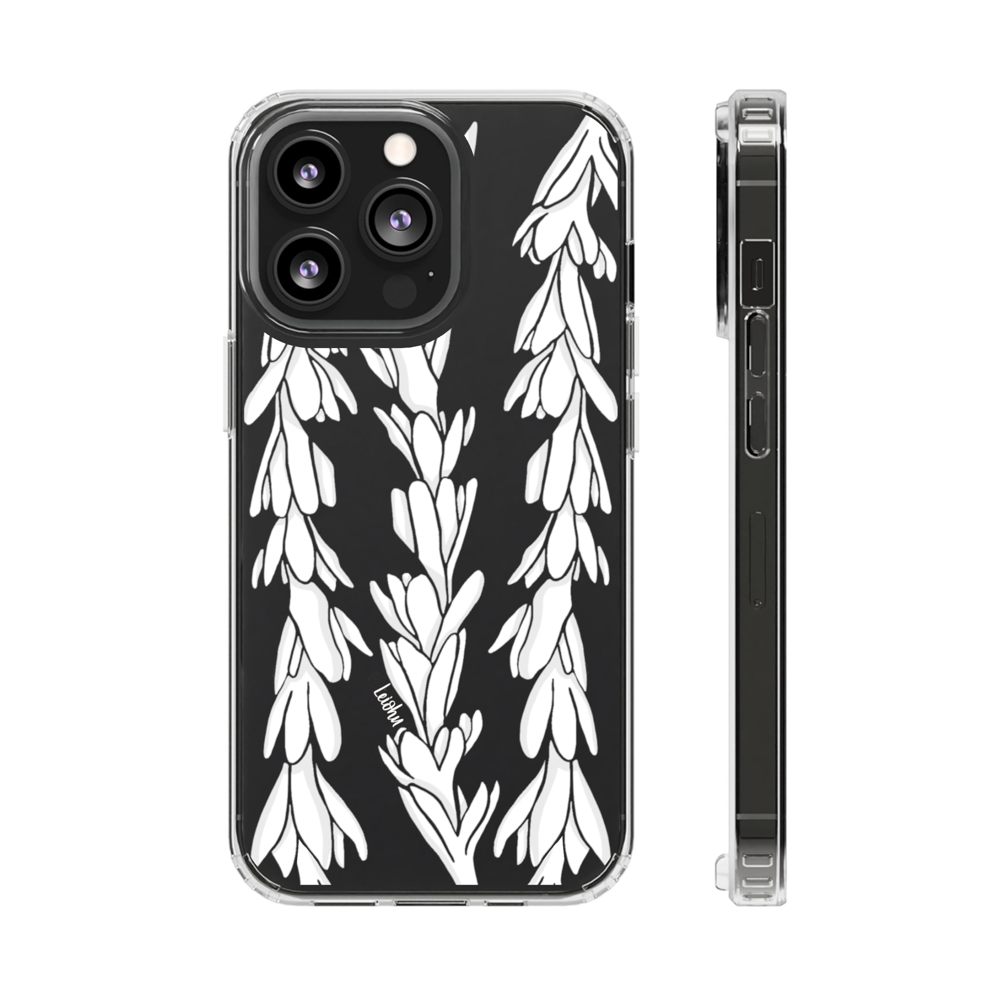 Tuberose Lei - Clear Case - LEIOHU DESIGNS
