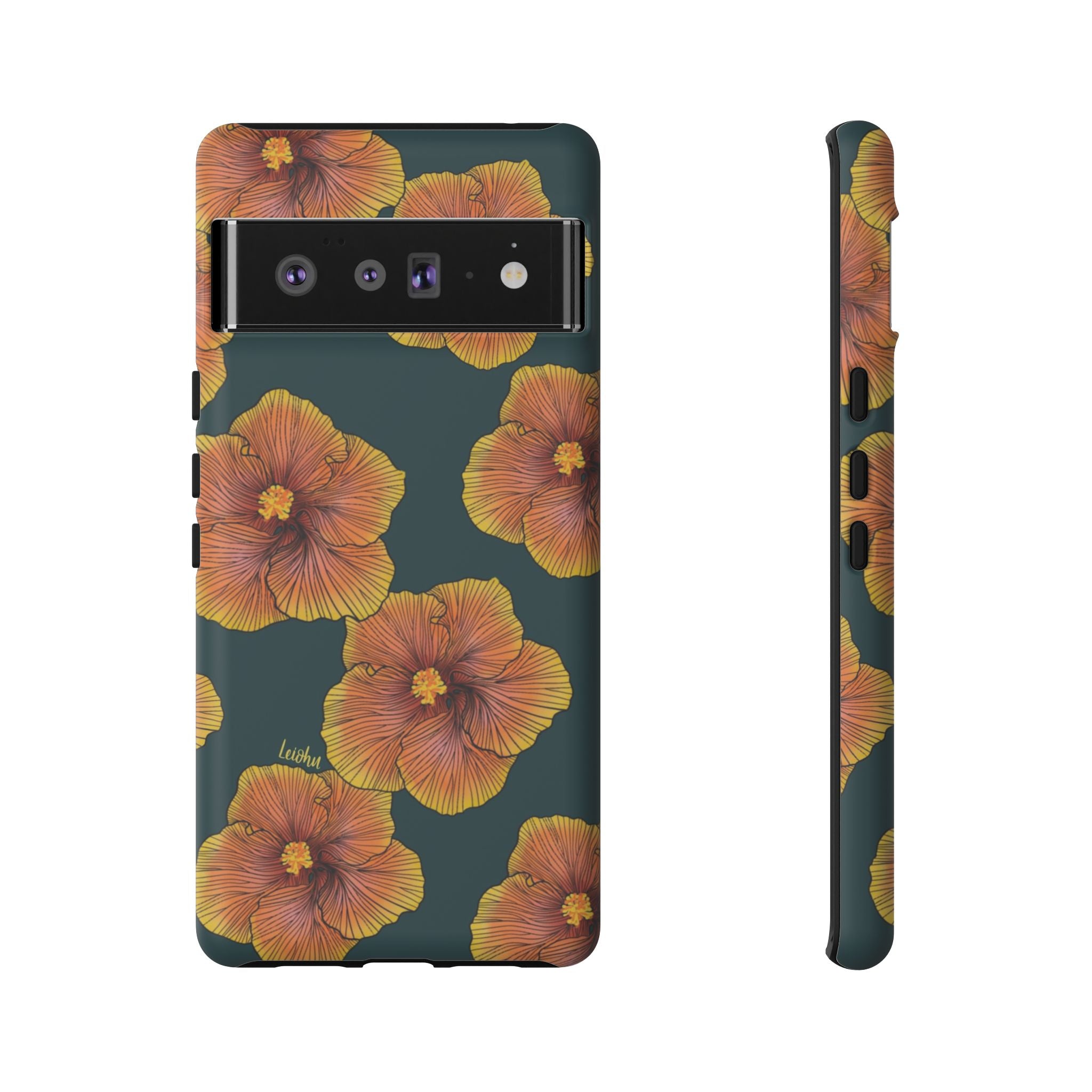 Sunrise Hibiscus - Google Pixel - LEIOHU DESIGNS