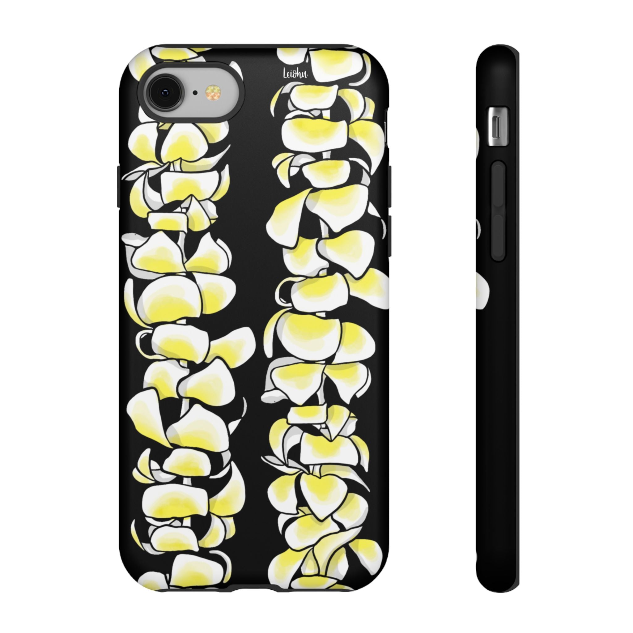 Plumeria Lei - Black - LEIOHU DESIGNS