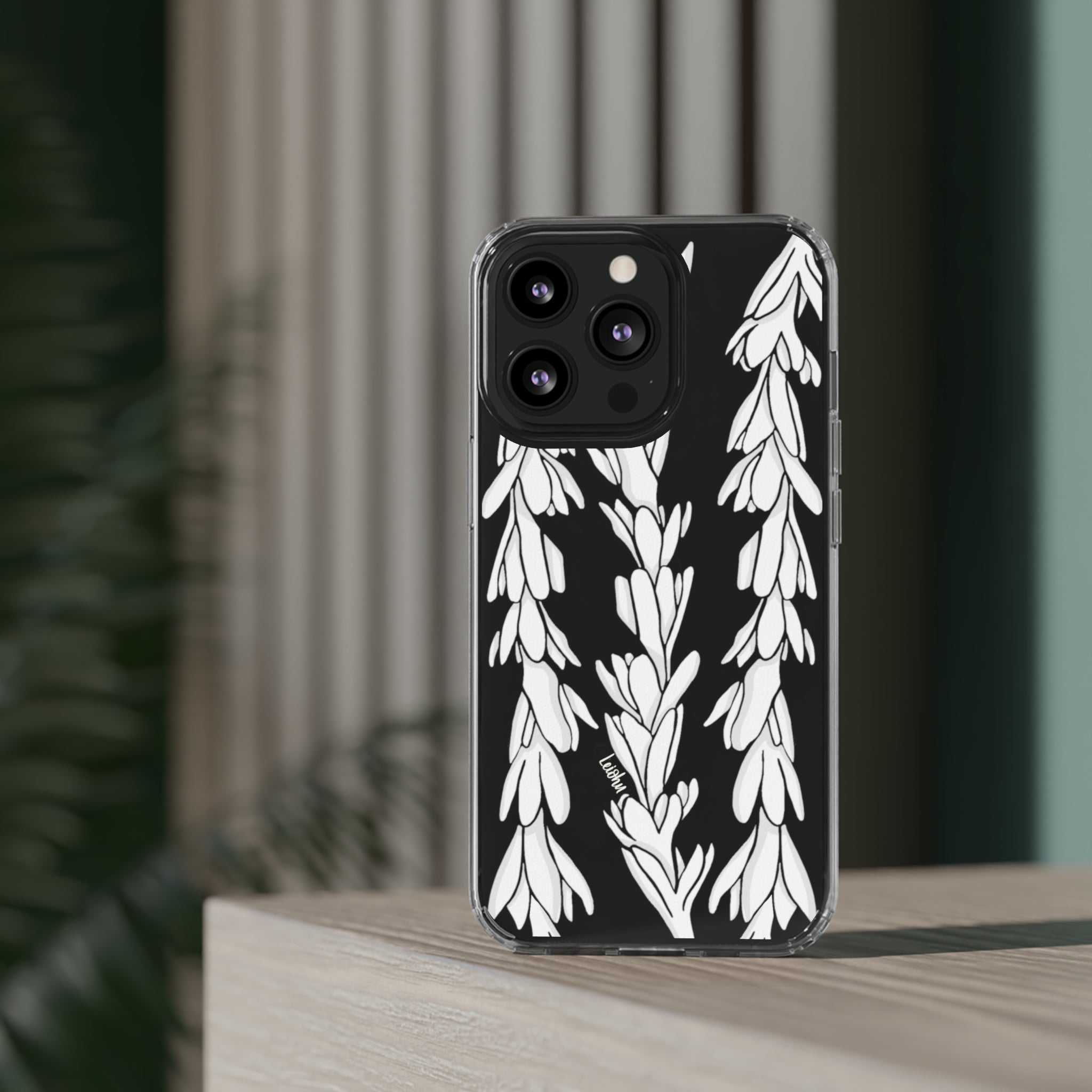 Tuberose Lei - Clear Case - LEIOHU DESIGNS