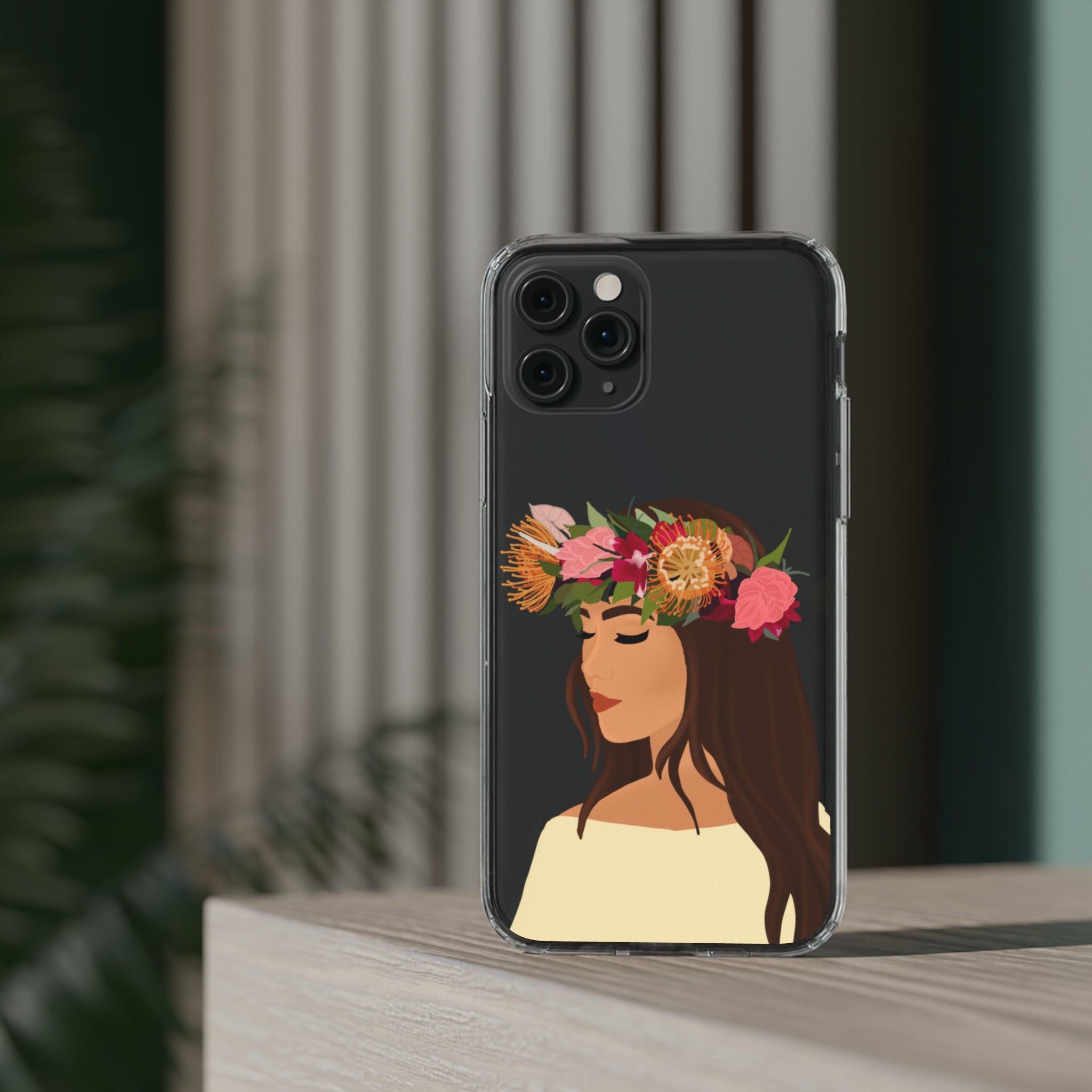 Lei Po'o - Clear Case - LEIOHU DESIGNS