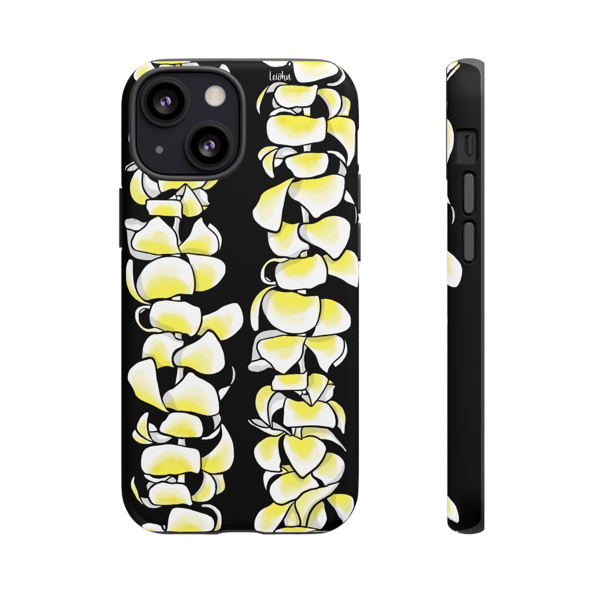 Plumeria Lei - Black - LEIOHU DESIGNS