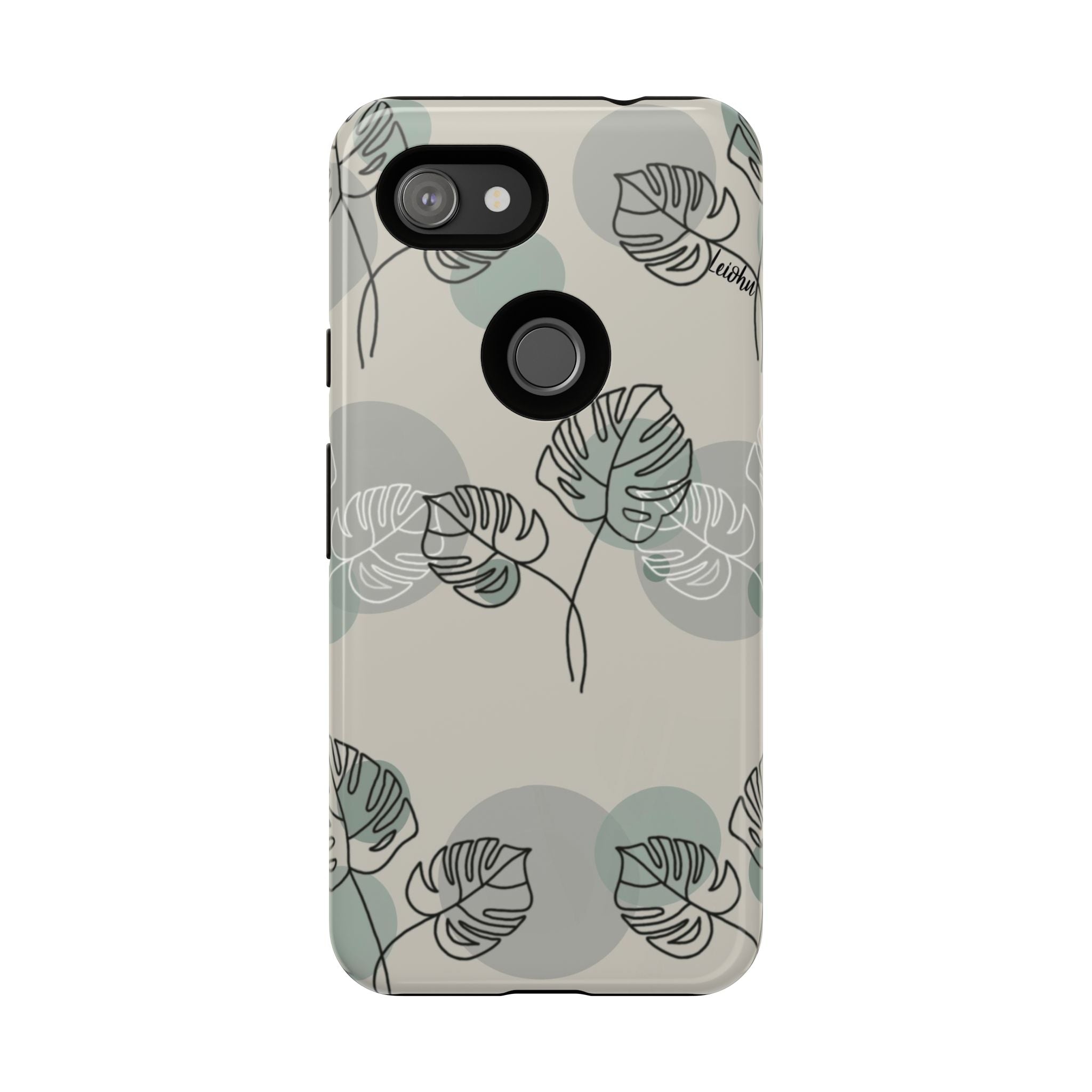 Retro - Monstera - Google Pixel - LEIOHU DESIGNS