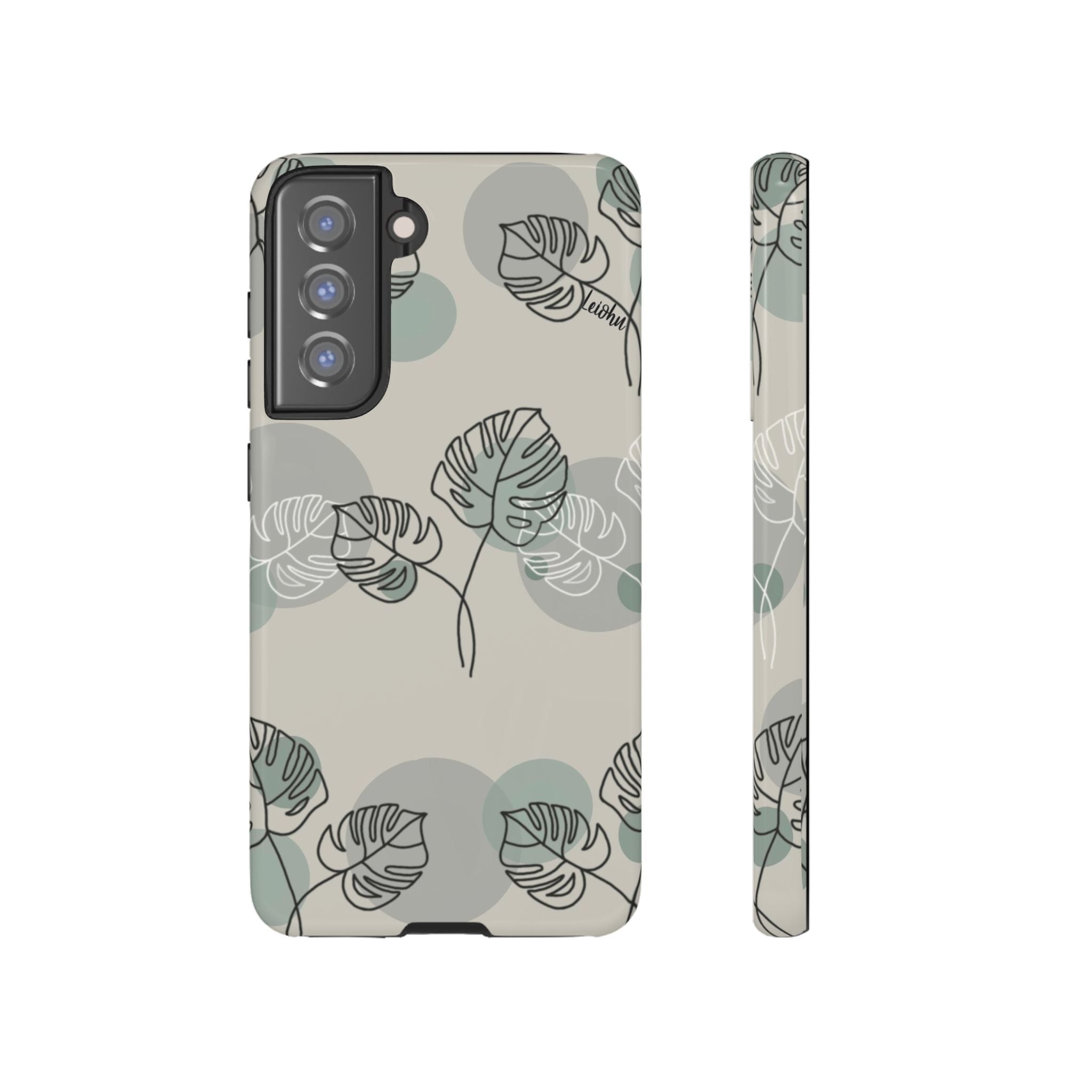 Retro Monstera - Samsung Galaxy - LEIOHU DESIGNS