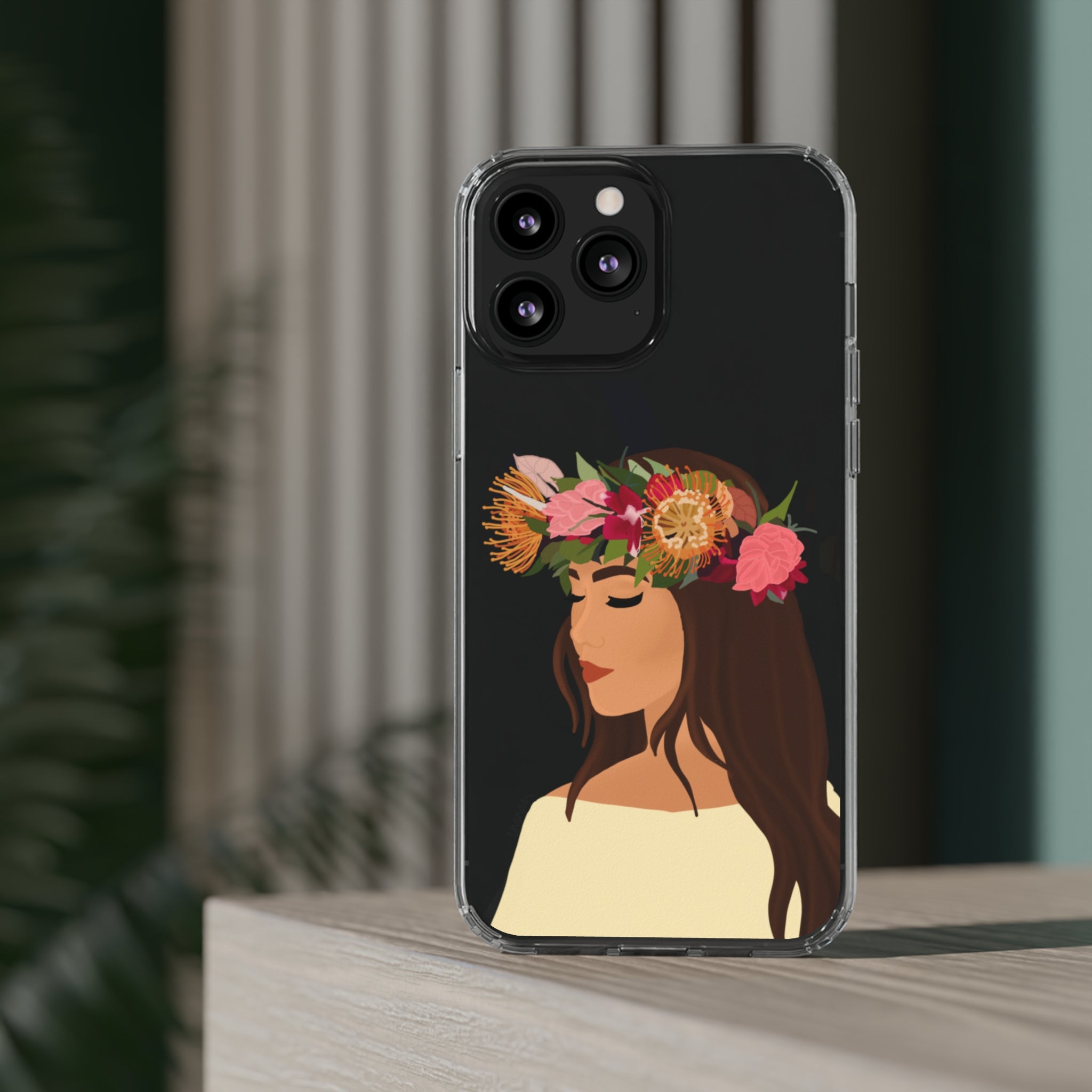 Lei Po'o - Clear Case - LEIOHU DESIGNS