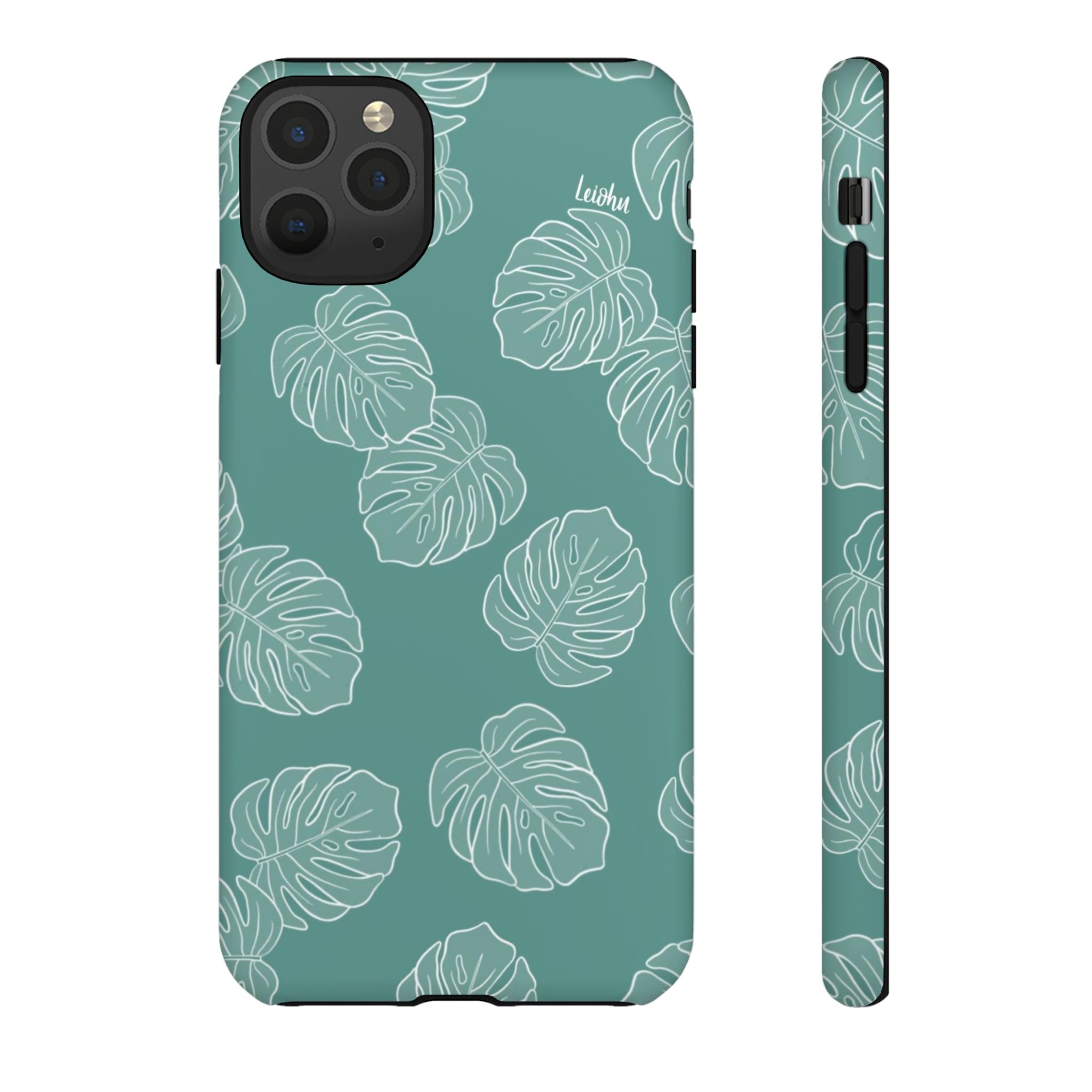 Monstera Teal - LEIOHU DESIGNS