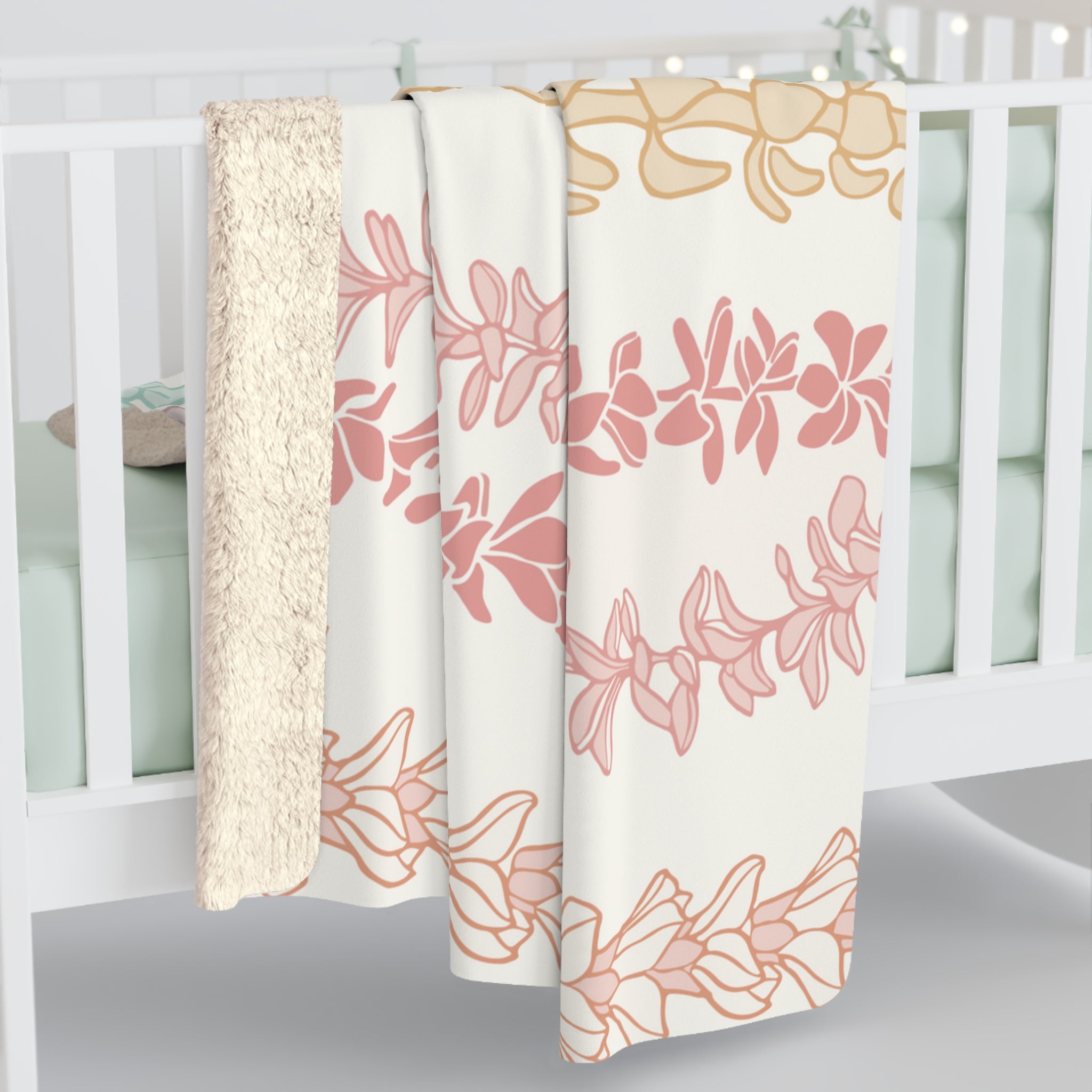 Forever Lei - Sherpa Fleece Blanket - LEIOHU DESIGNS