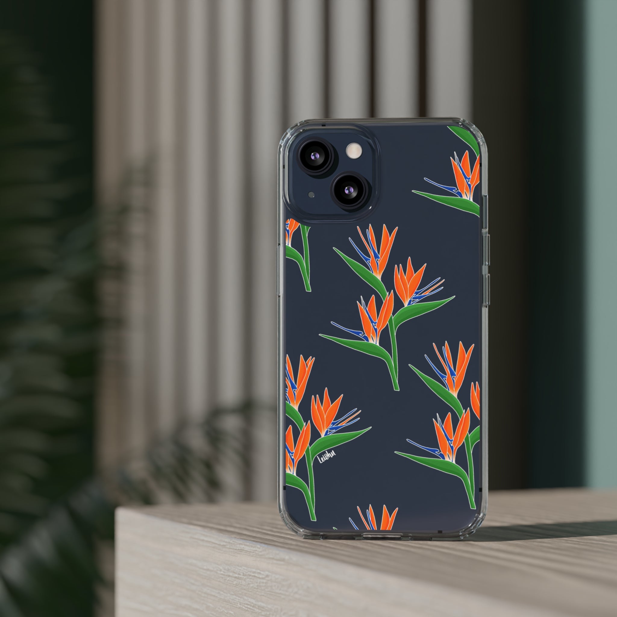 Bird of Paradise - Clear Case - LEIOHU DESIGNS