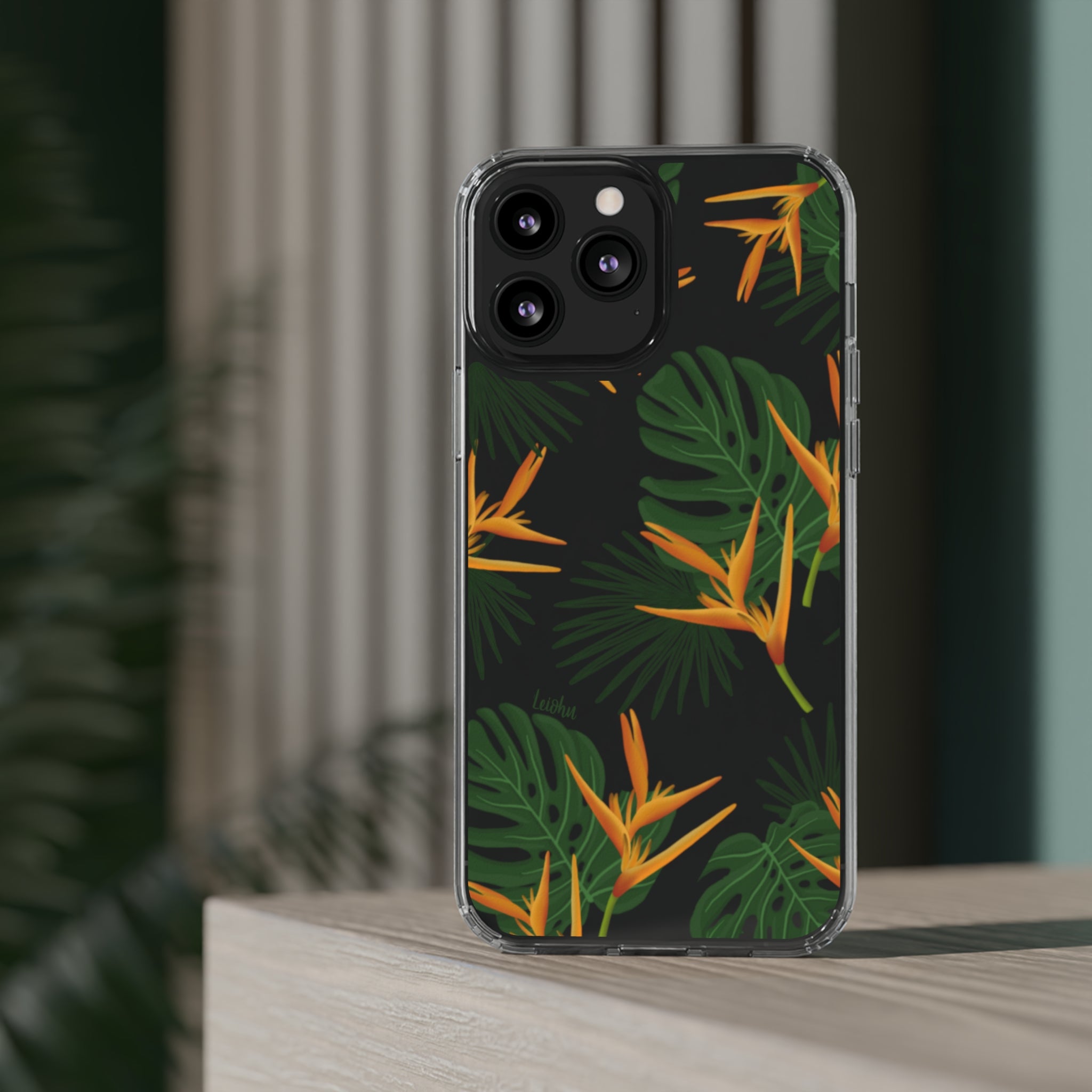 Vintage Paradise -Clear Case - LEIOHU DESIGNS