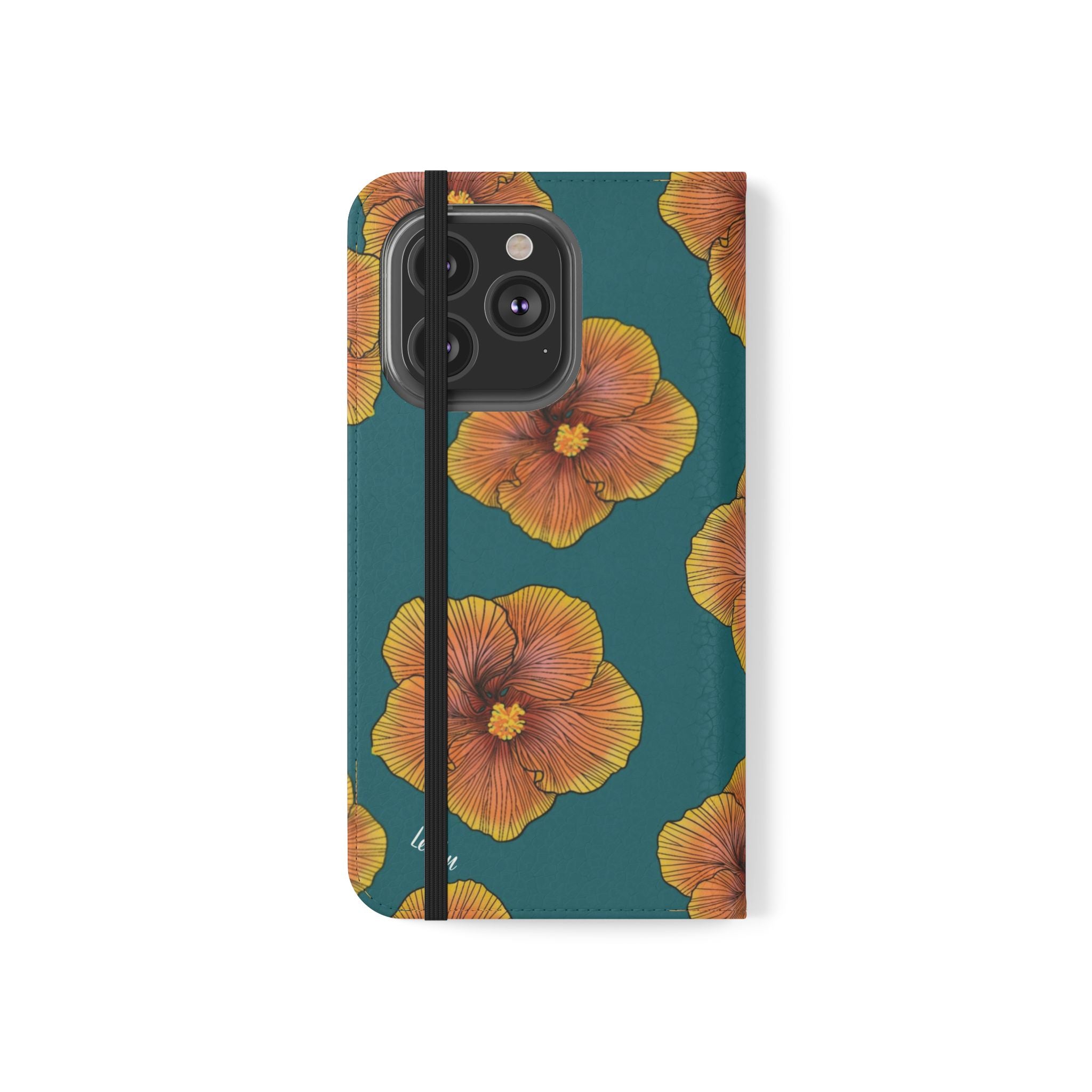 Sunrise Hibiscus - Folio case - LEIOHU DESIGNS
