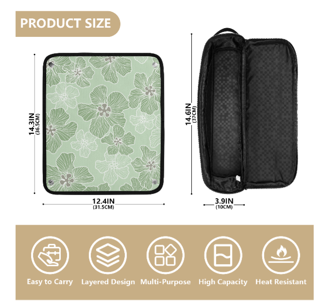 Hair Tool Travel Essential Bag - Hau - 'ōma'oma'o - LEIOHU DESIGNS