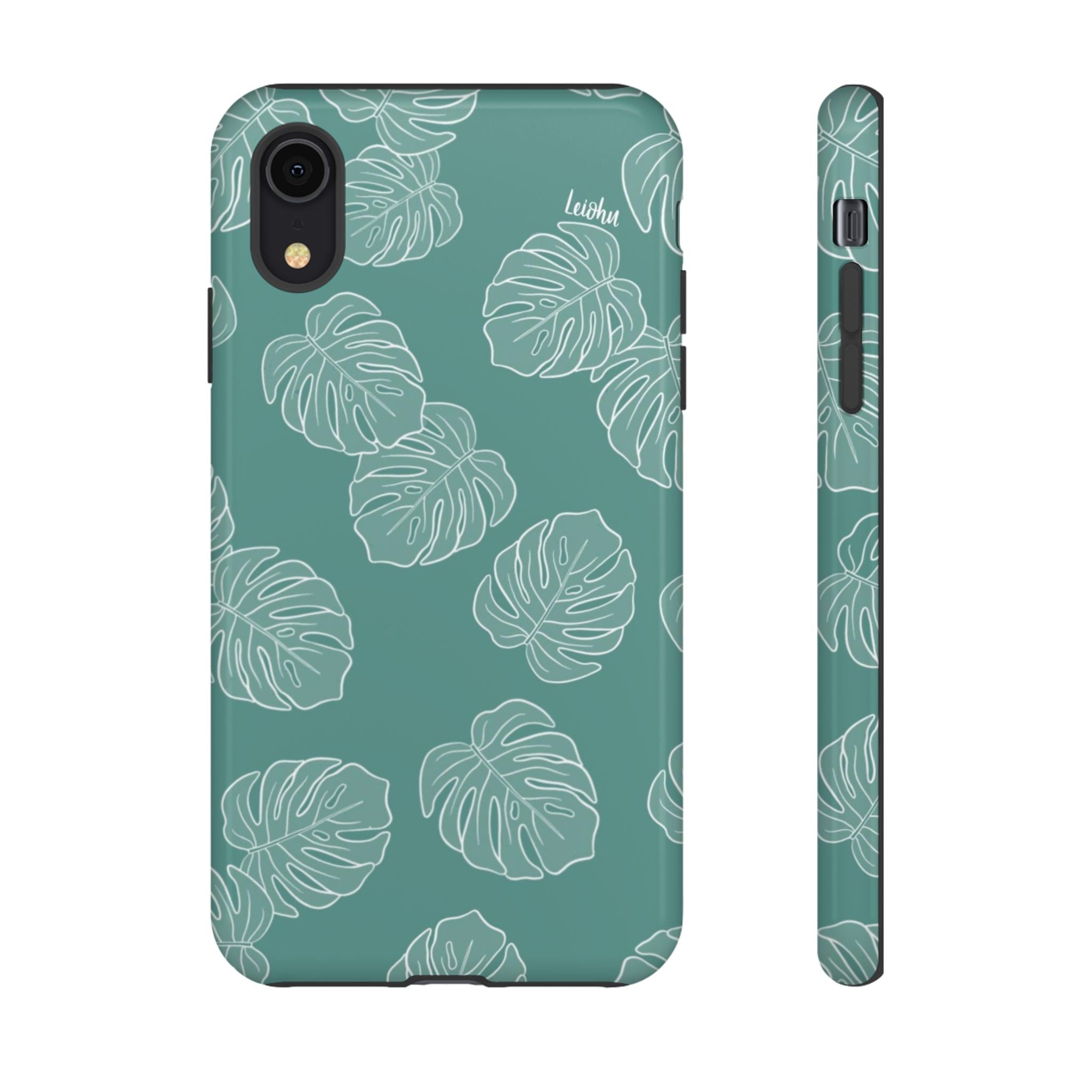Monstera Teal - LEIOHU DESIGNS
