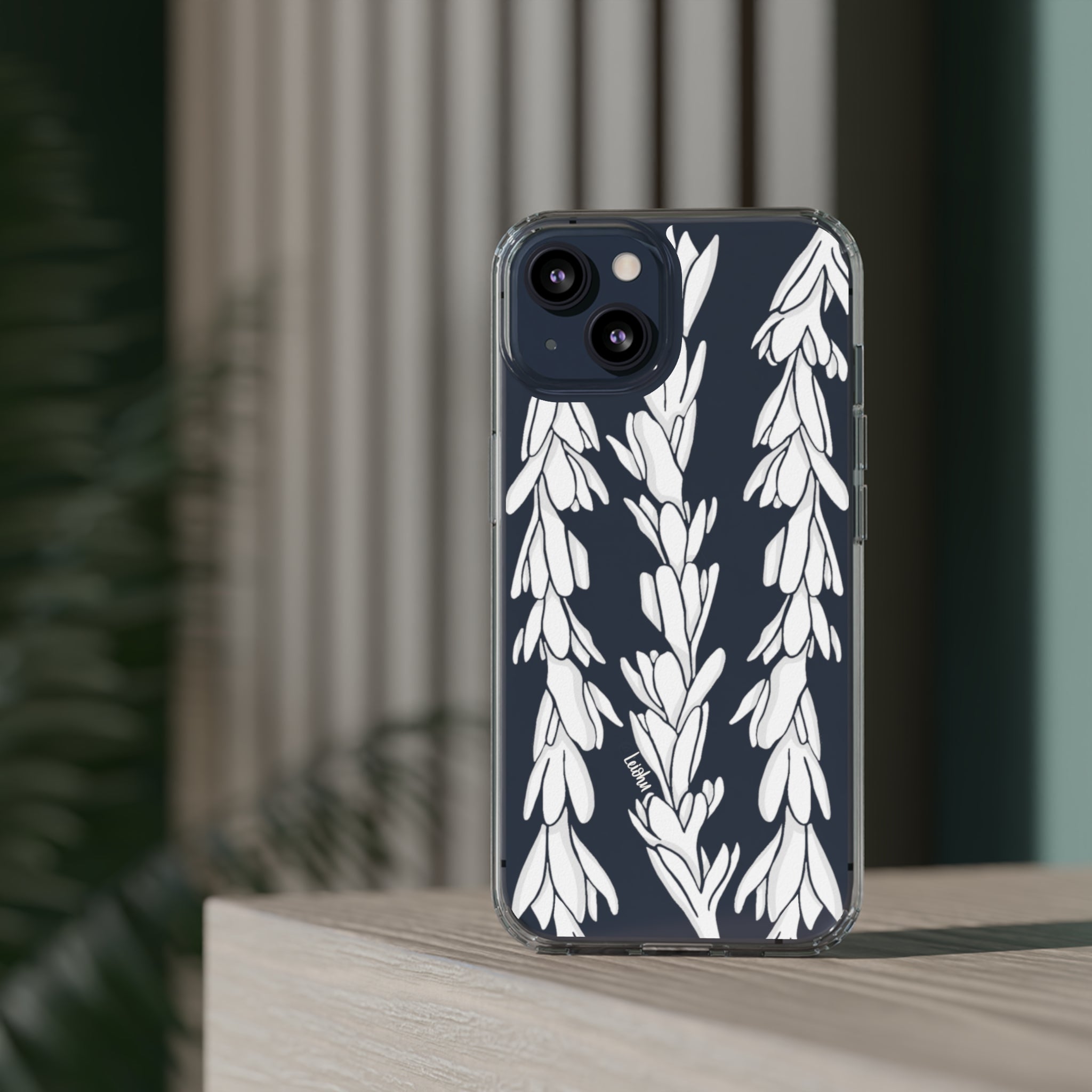 Tuberose Lei - Clear Case - LEIOHU DESIGNS