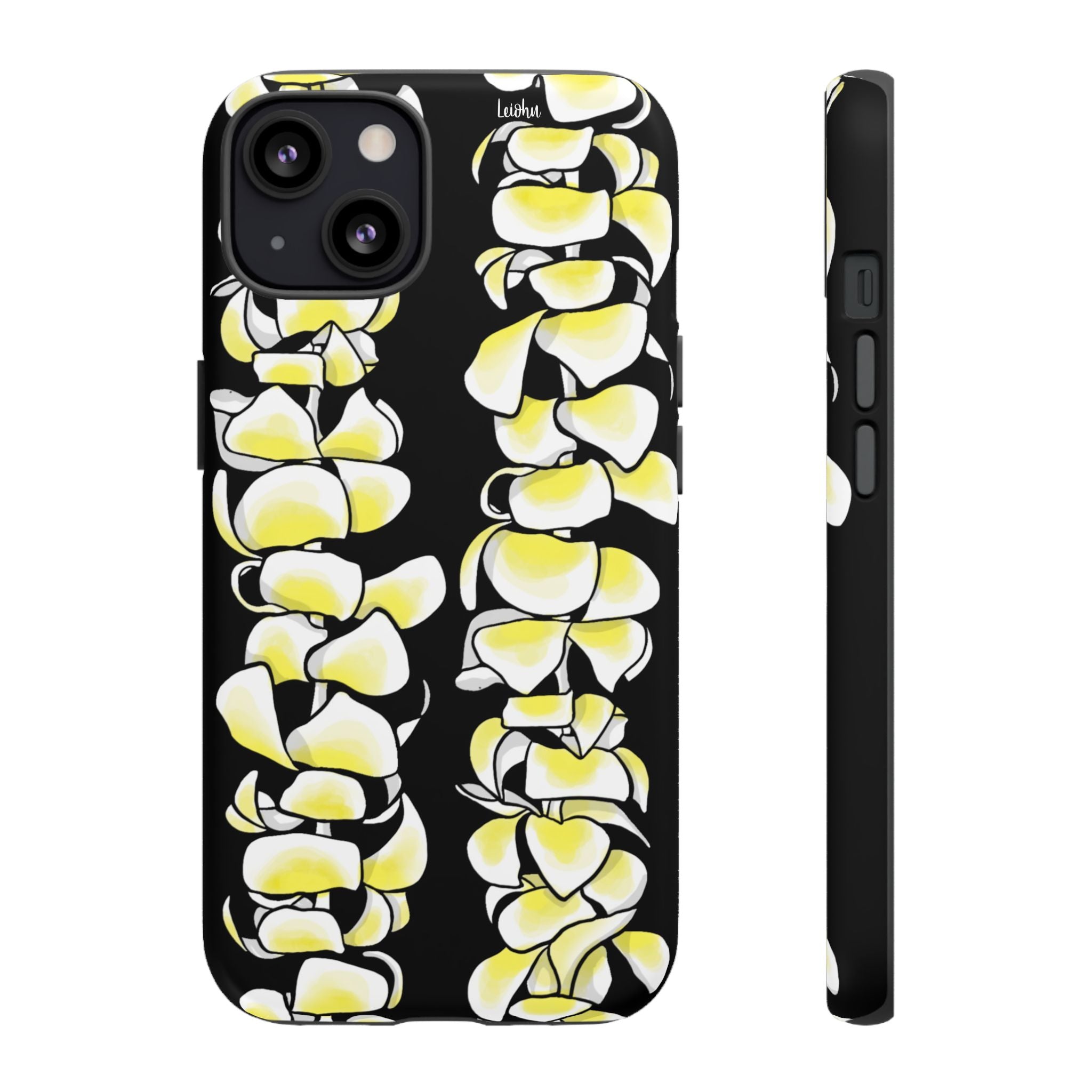 Plumeria Lei - Black - LEIOHU DESIGNS