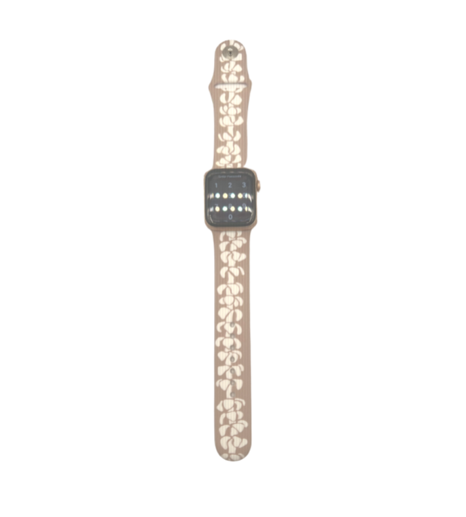 Puakenikeni Tan - Apple Watch Sport Band - LEIOHU DESIGNS