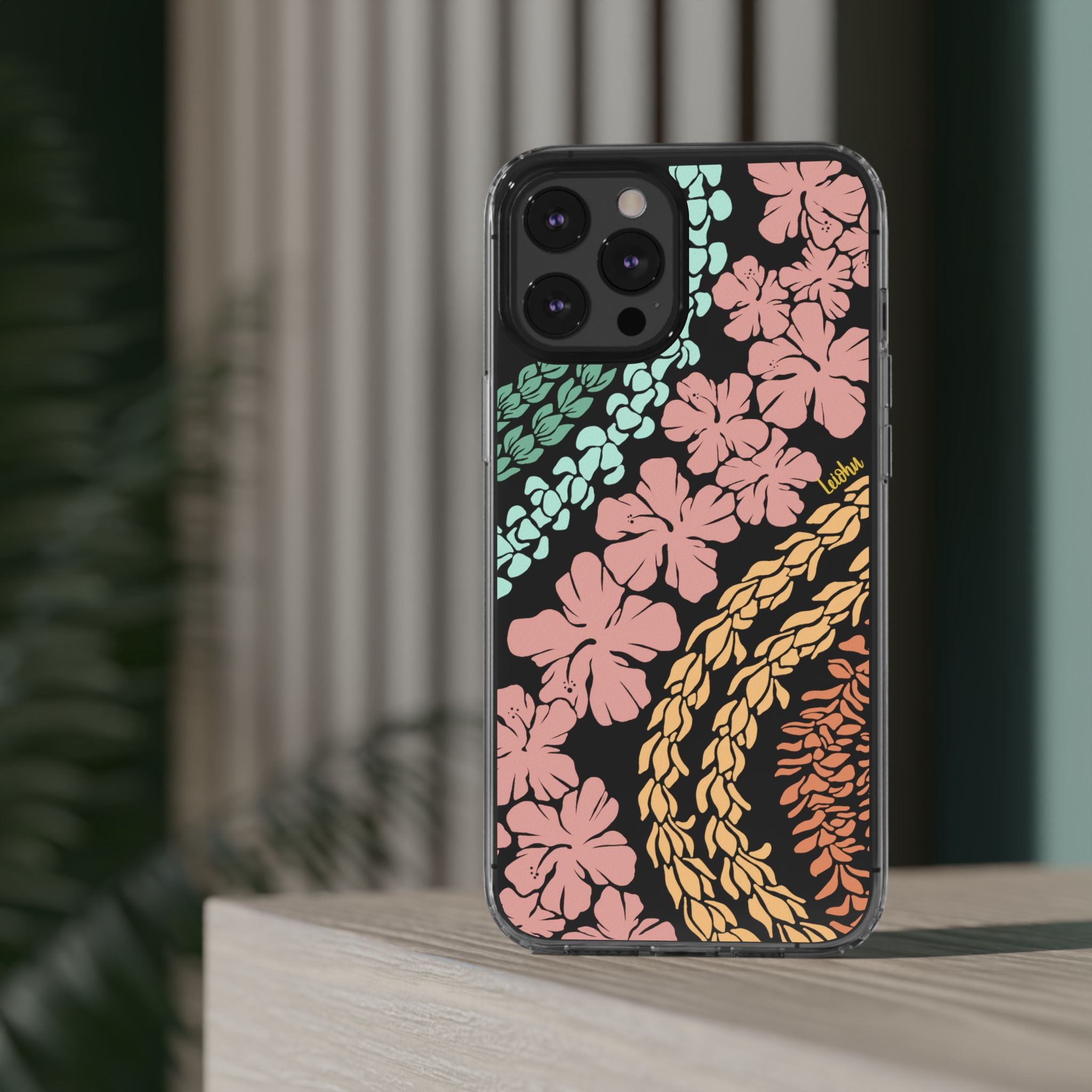 Groovy Lei - Clear Case - LEIOHU DESIGNS