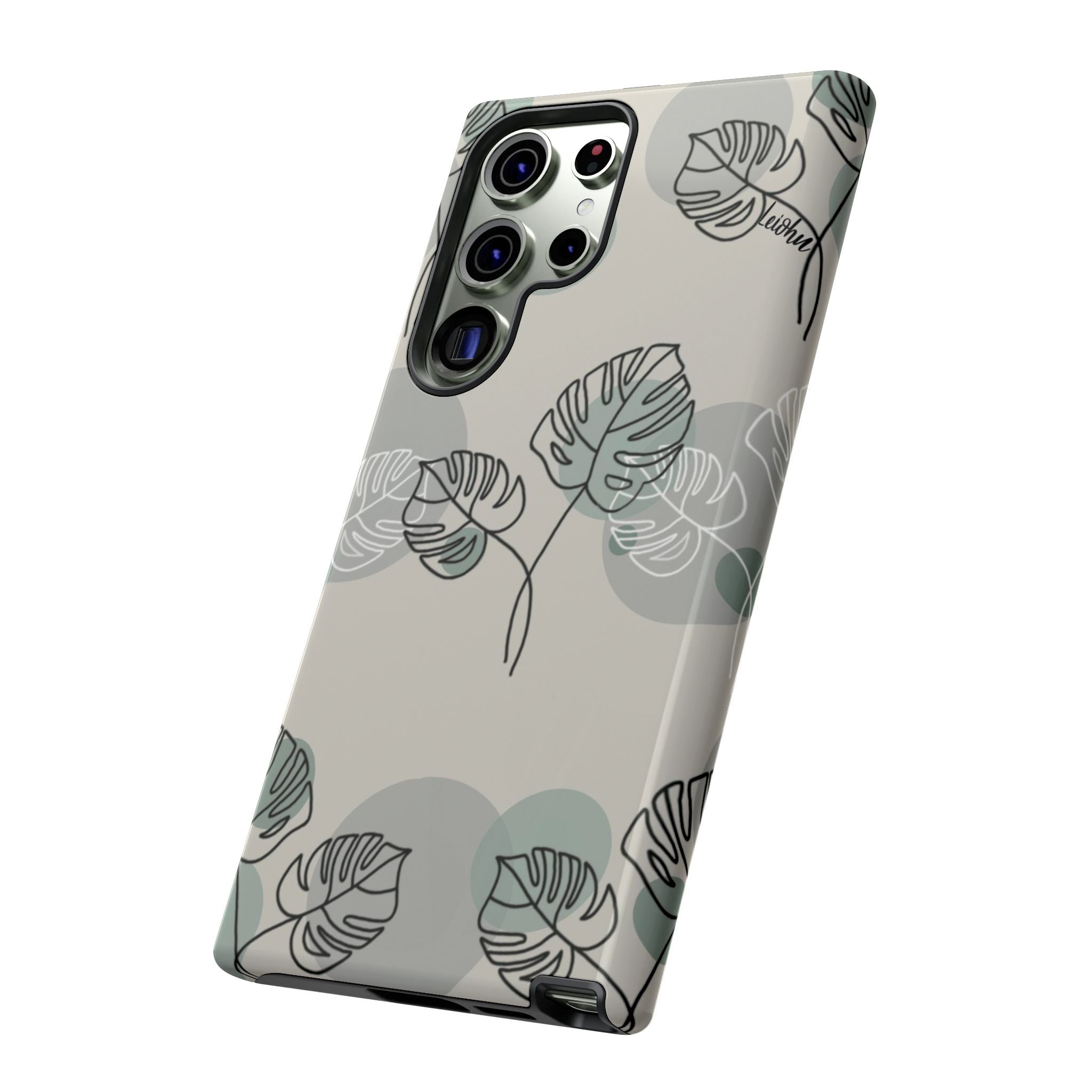 Retro Monstera - Samsung Galaxy - LEIOHU DESIGNS
