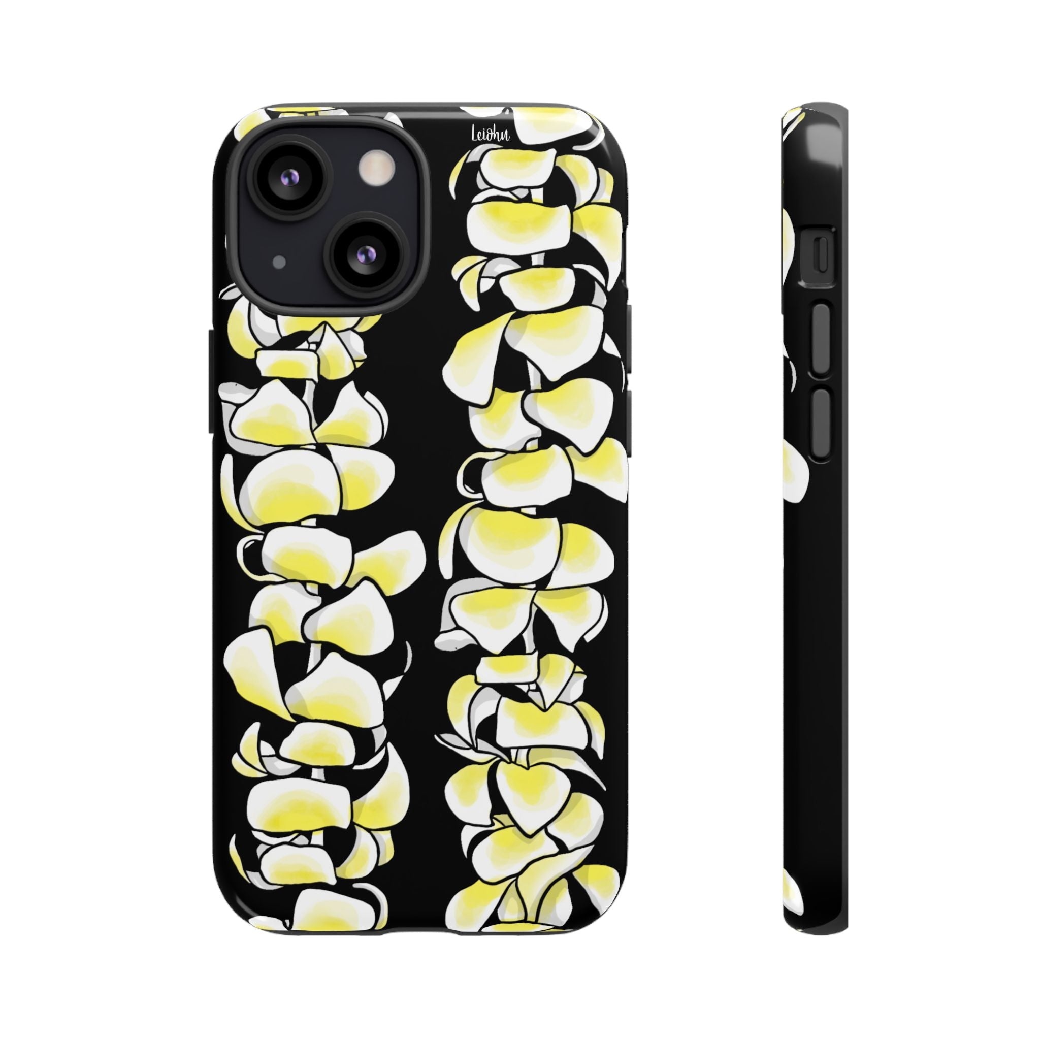 Plumeria Lei - Black - LEIOHU DESIGNS