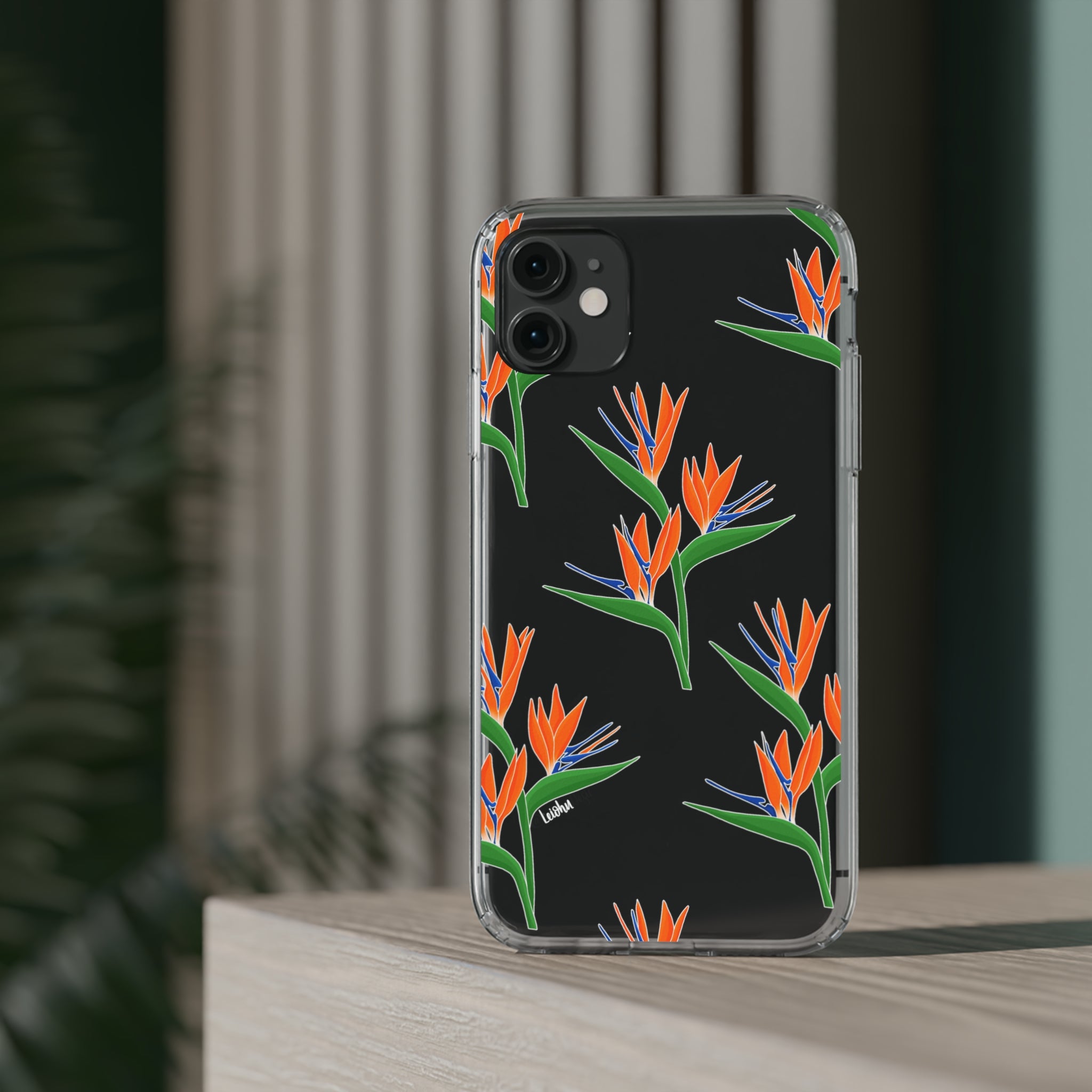 Bird of Paradise - Clear Case - LEIOHU DESIGNS