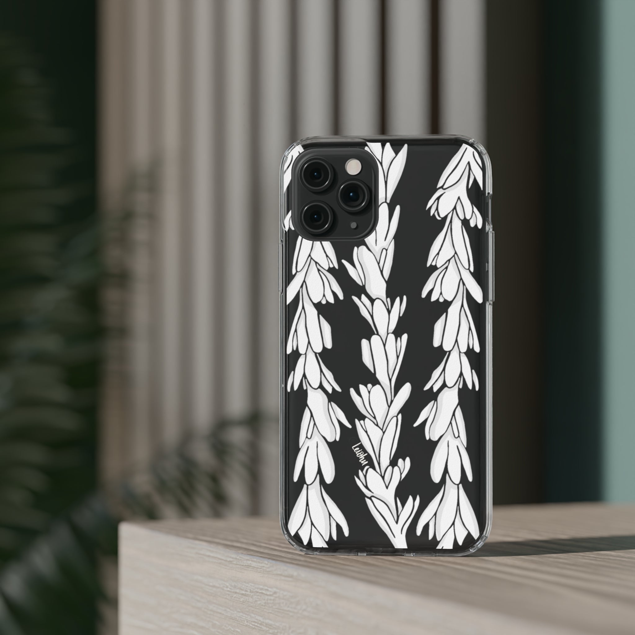 Tuberose Lei - Clear Case - LEIOHU DESIGNS