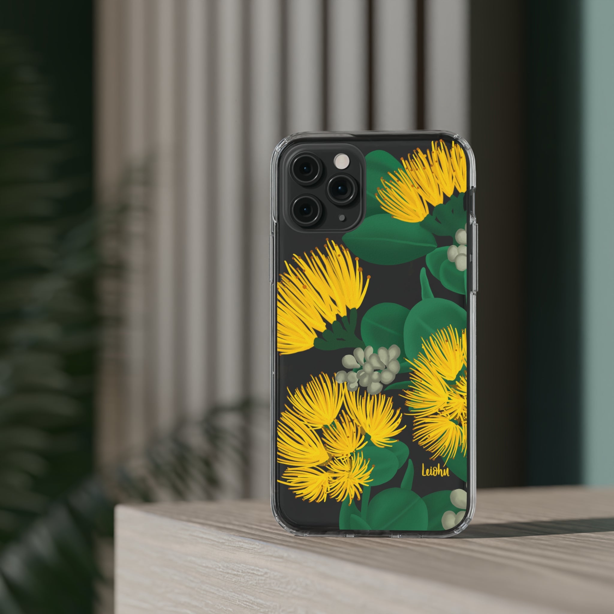 Ohi'a Lehua - Melemele - Clear Case - LEIOHU DESIGNS