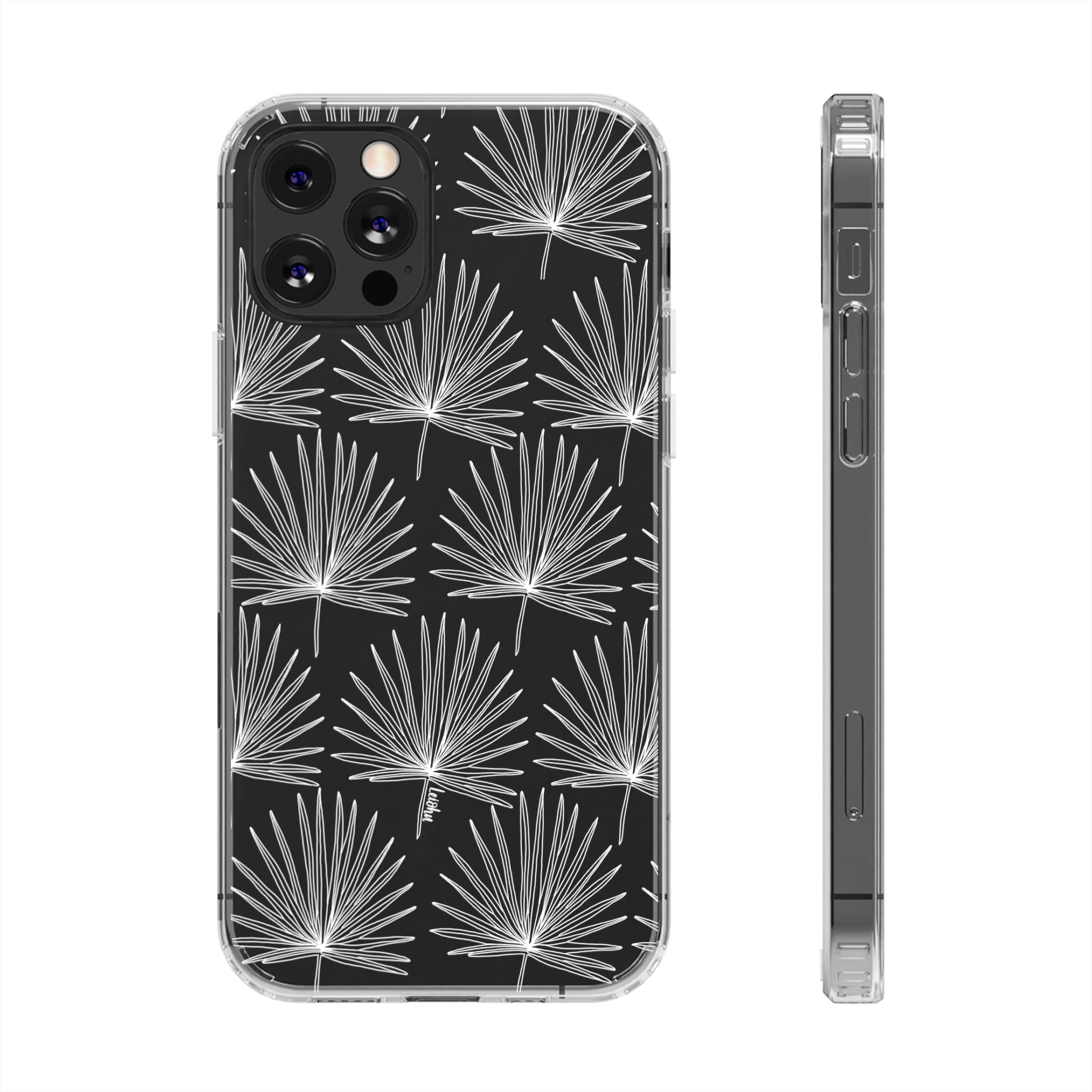 FAN PALM - Clear Case - LEIOHU DESIGNS
