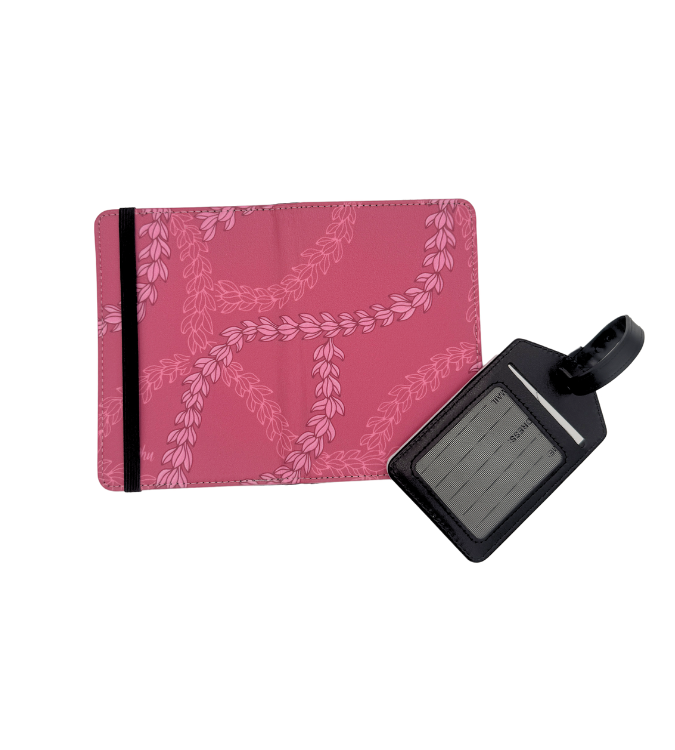 Pakalana Twist - Passport Cover & Luggage Tag Set - LEIOHU DESIGNS