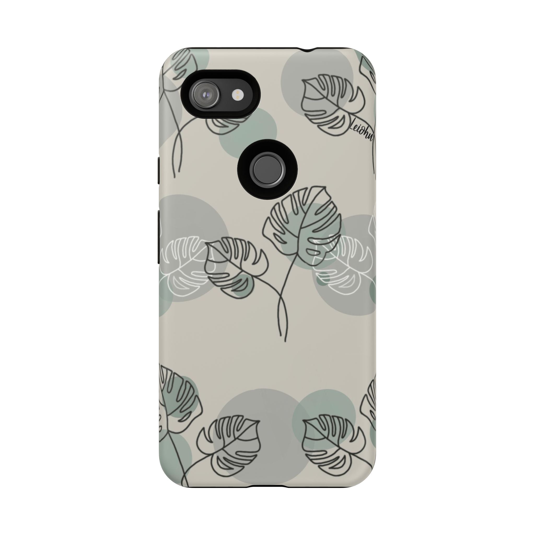 Retro - Monstera - Google Pixel - LEIOHU DESIGNS