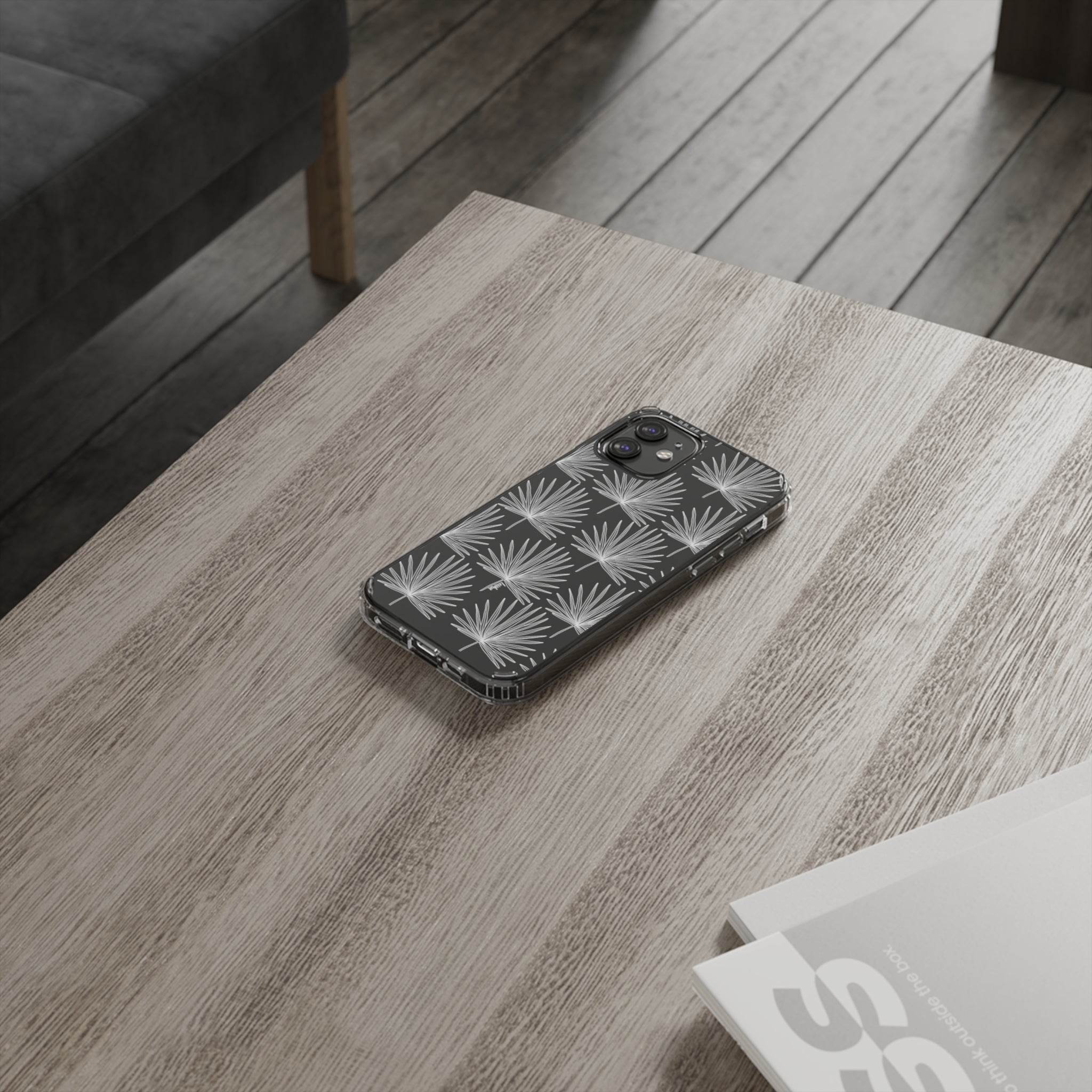 FAN PALM - Clear Case - LEIOHU DESIGNS