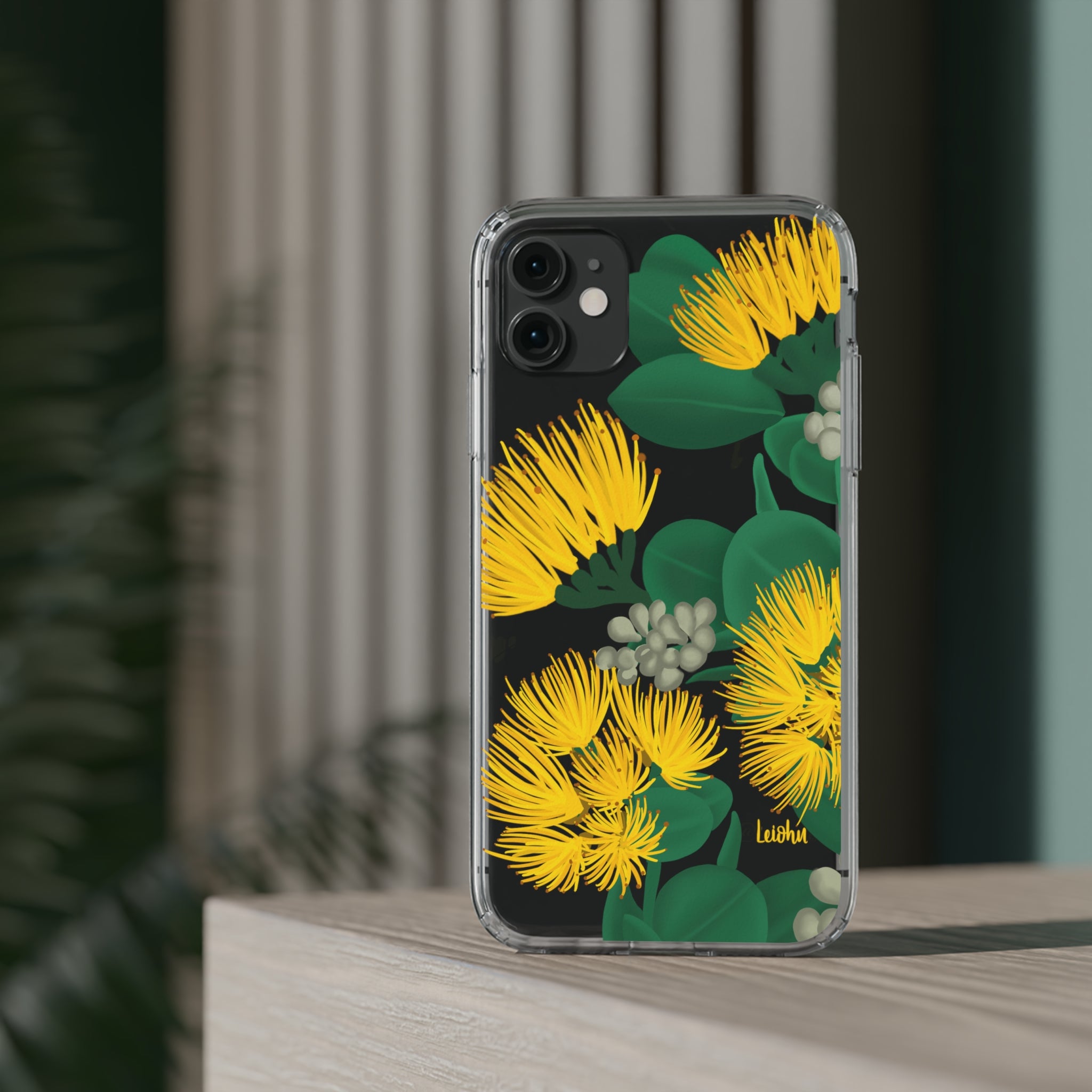 Ohi'a Lehua - Melemele - Clear Case - LEIOHU DESIGNS