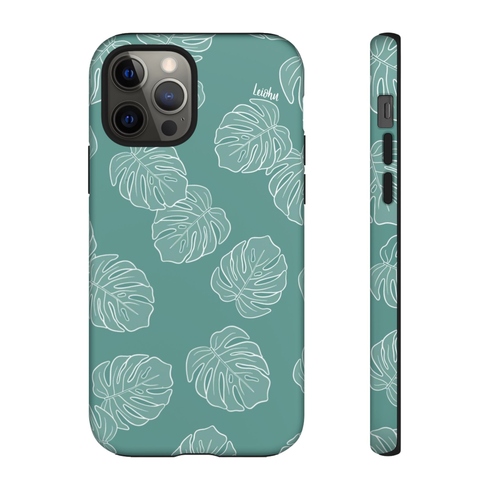 Monstera Teal - LEIOHU DESIGNS
