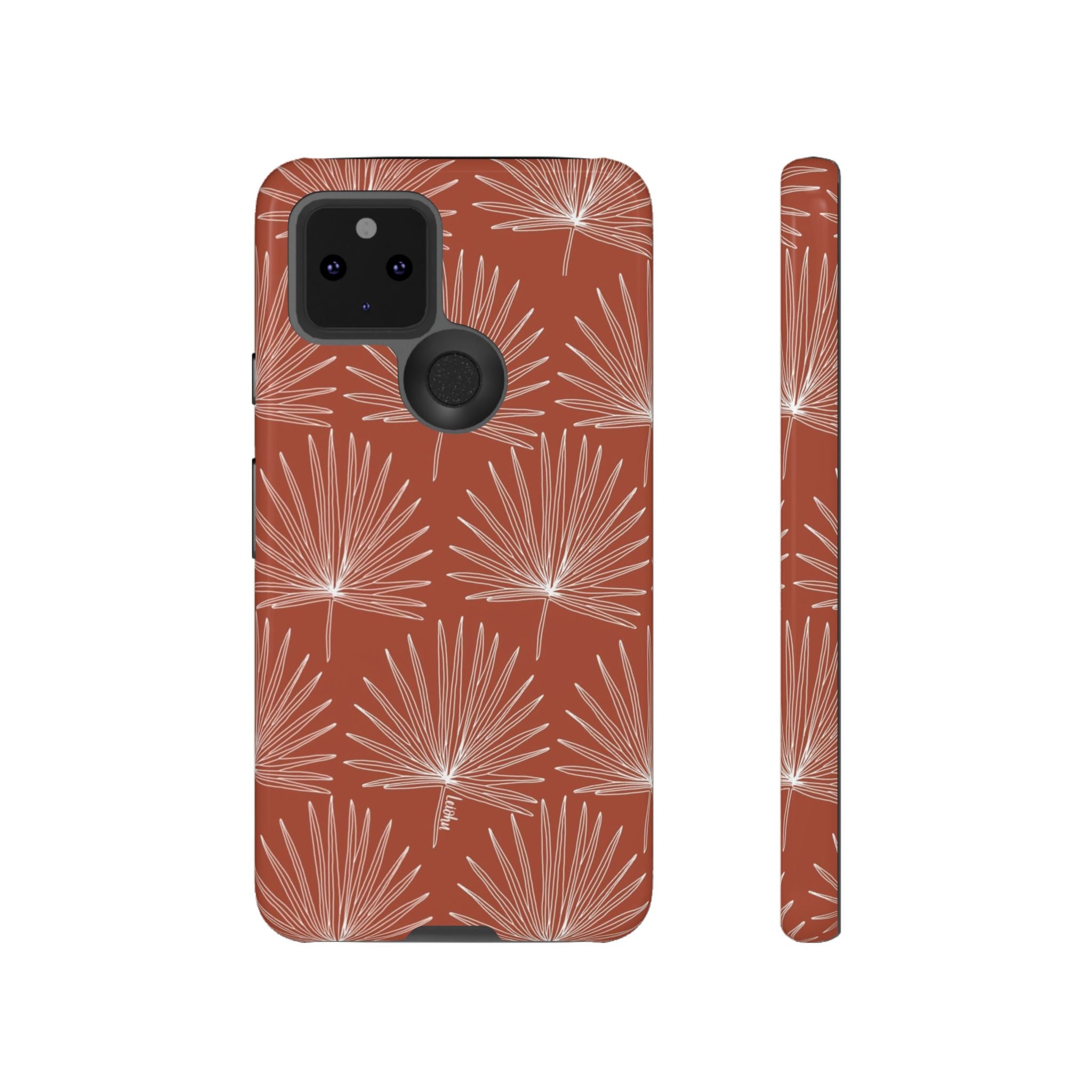 Fan Palm - Rust - Google Pixel - LEIOHU DESIGNS
