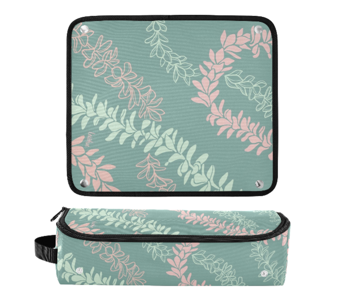 Hair Tool Travel Essential Bag - Groovy Pua Melia - LEIOHU DESIGNS