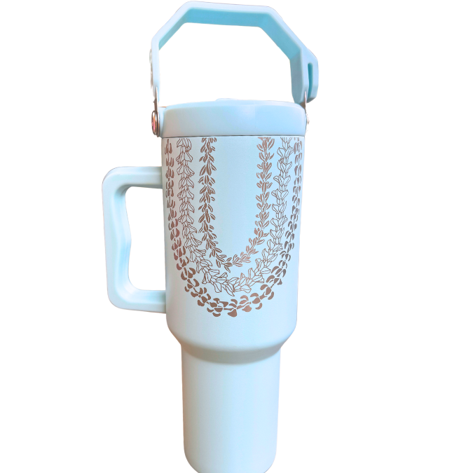 Lei’ohu 40oz Tumblers - Leak proof lid - LEIOHU DESIGNS