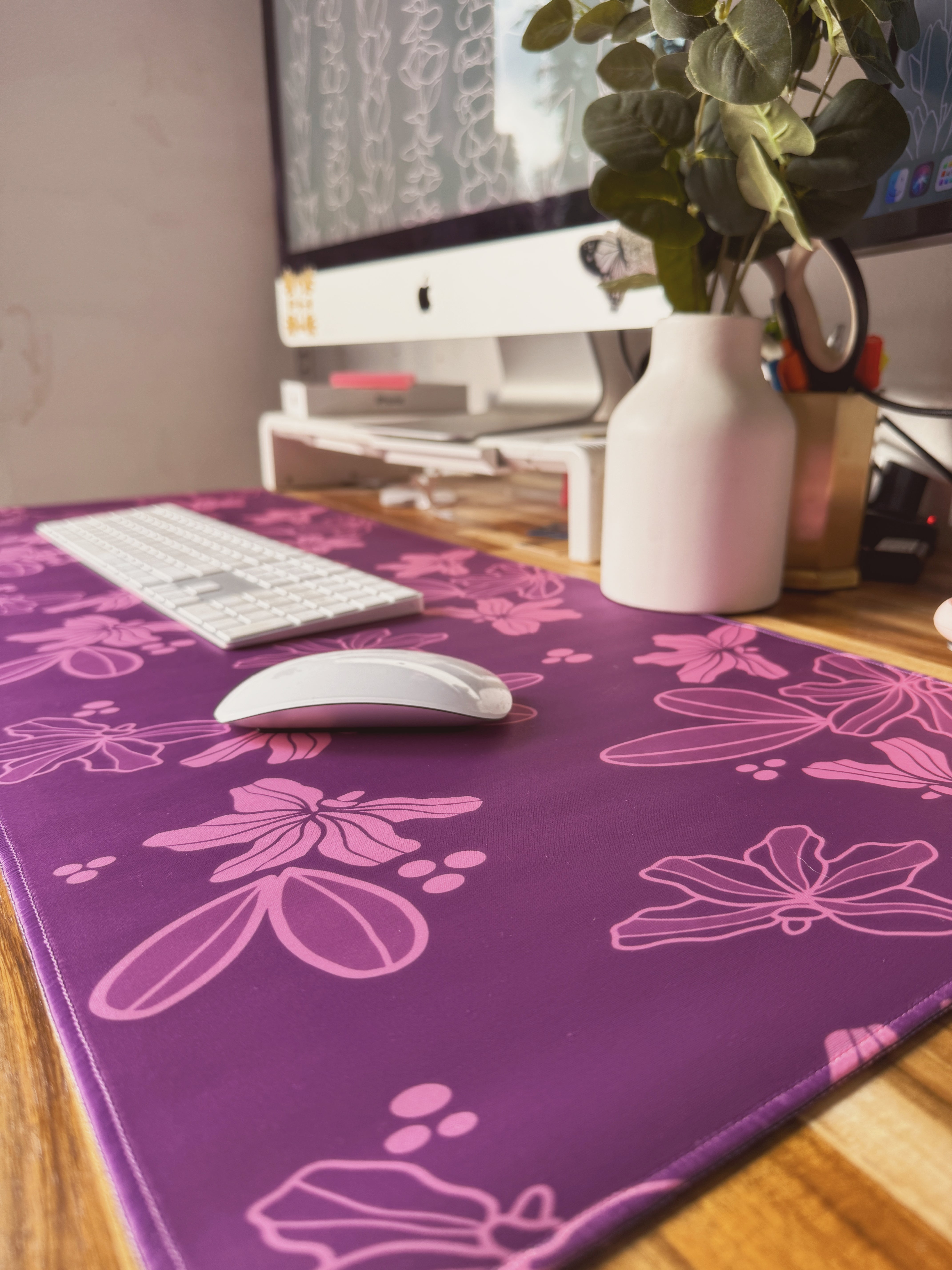 Naupaka - Desk Mat - LEIOHU DESIGNS