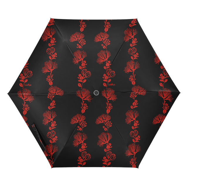 Lehua - Ulaula - Compact Umbrella - LEIOHU DESIGNS