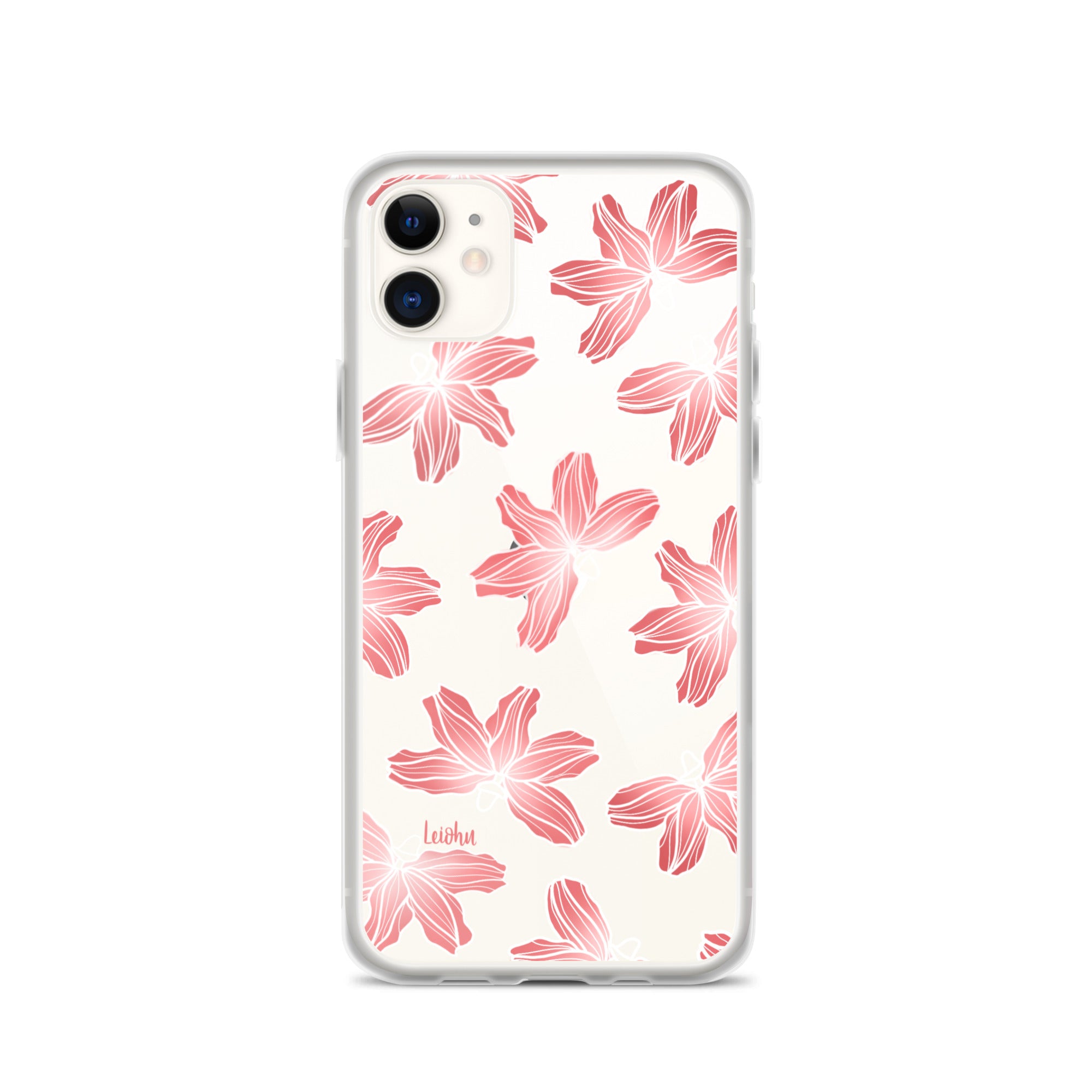 Naupaka Dream - iPhone Clear Case - LEIOHU DESIGNS