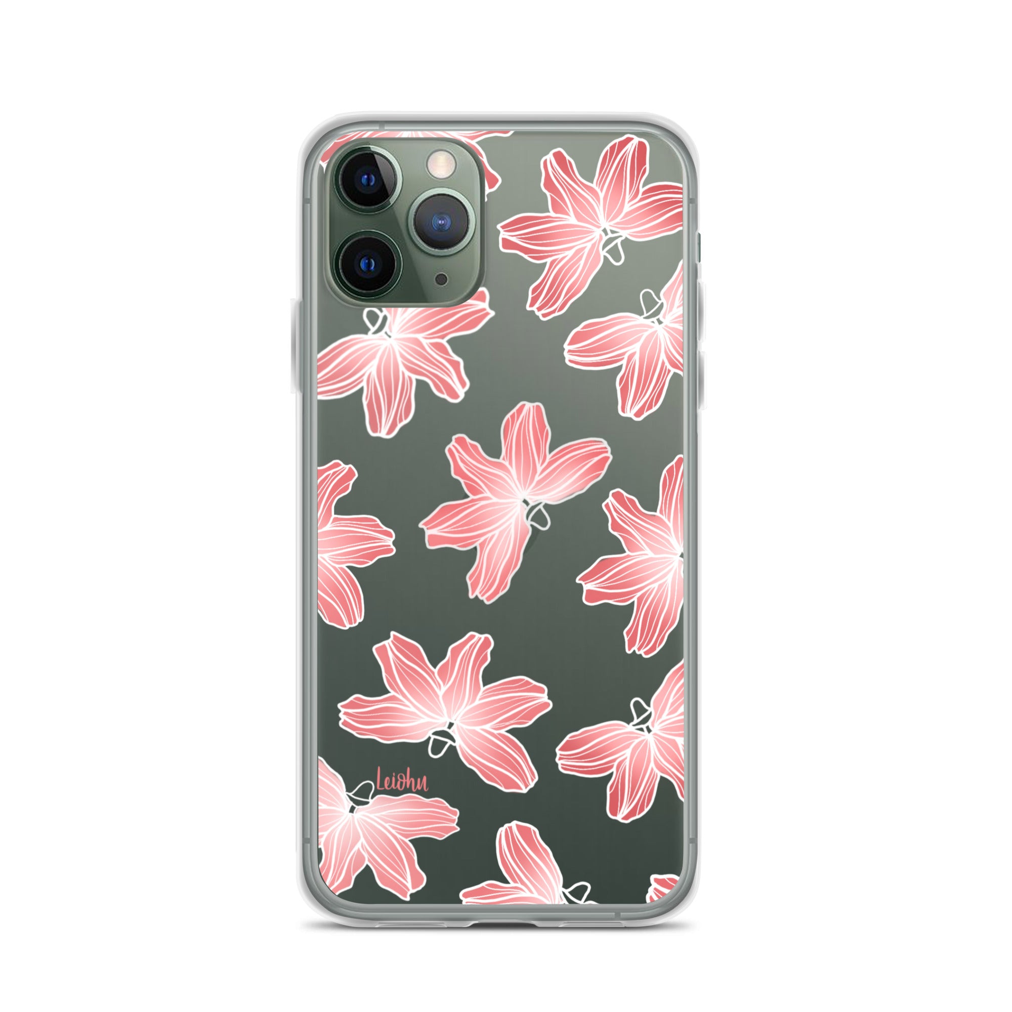Naupaka Dream - iPhone Clear Case - LEIOHU DESIGNS