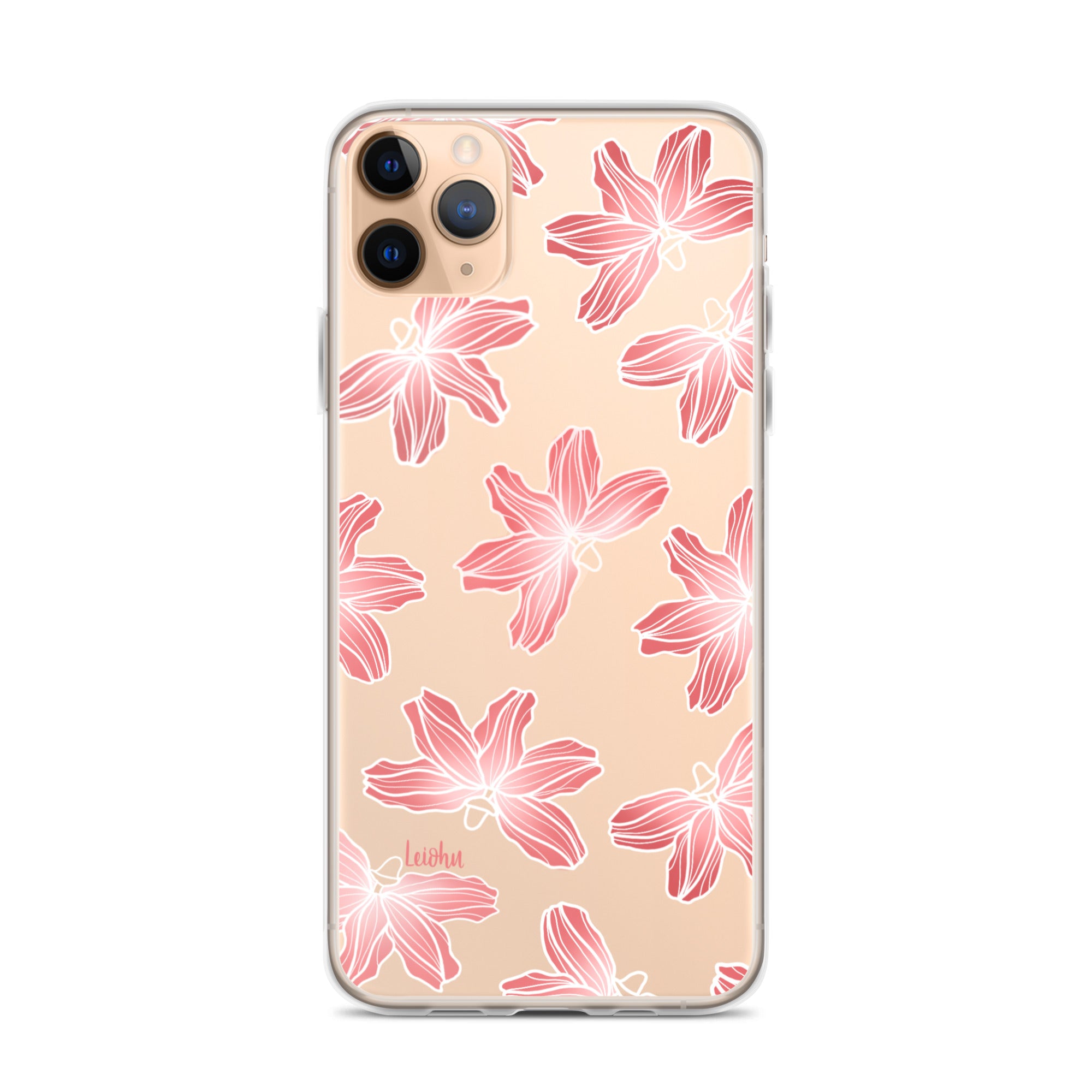 Naupaka Dream - iPhone Clear Case - LEIOHU DESIGNS